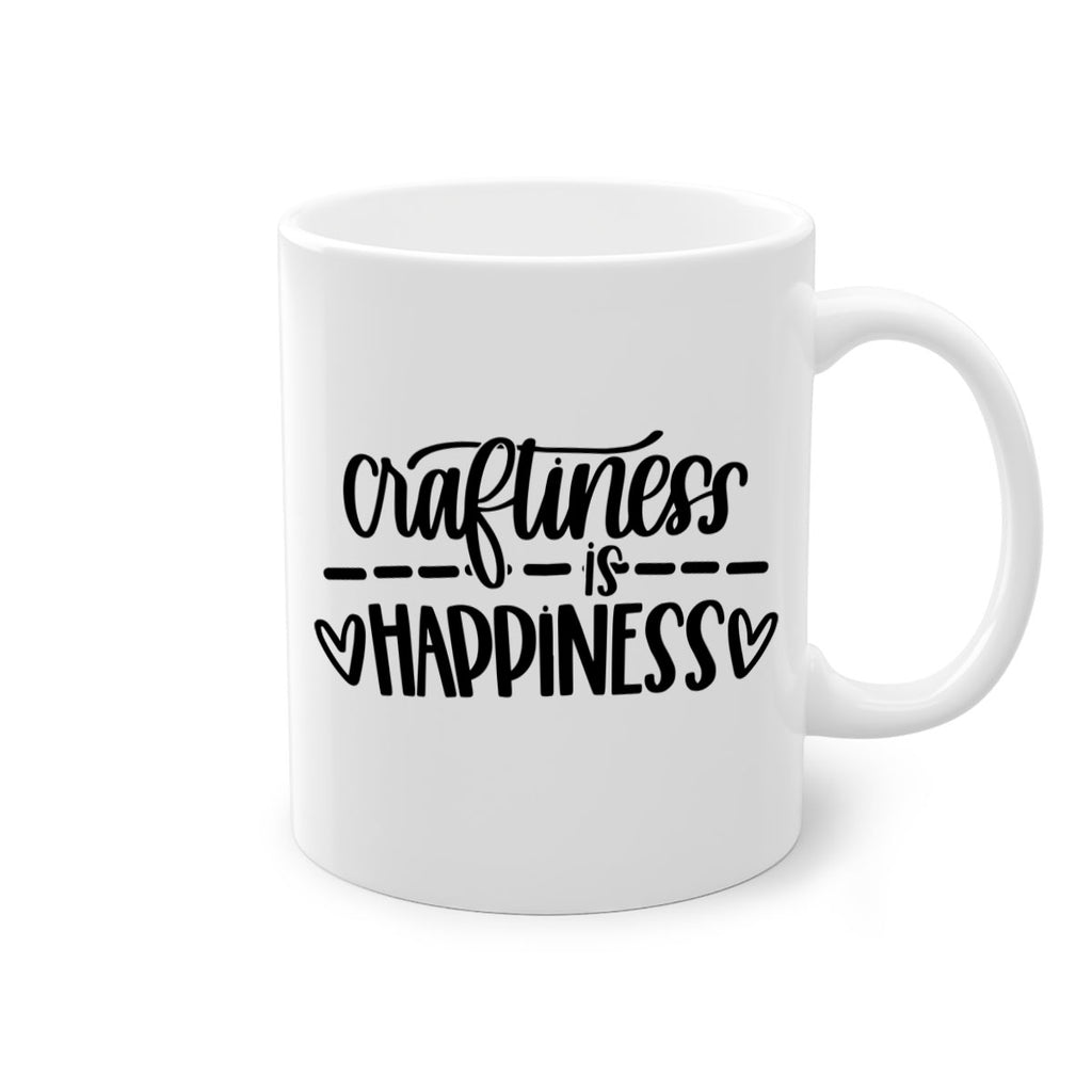 Craftiness Is Happiness 35#- crafting-Mug / Coffee Cup