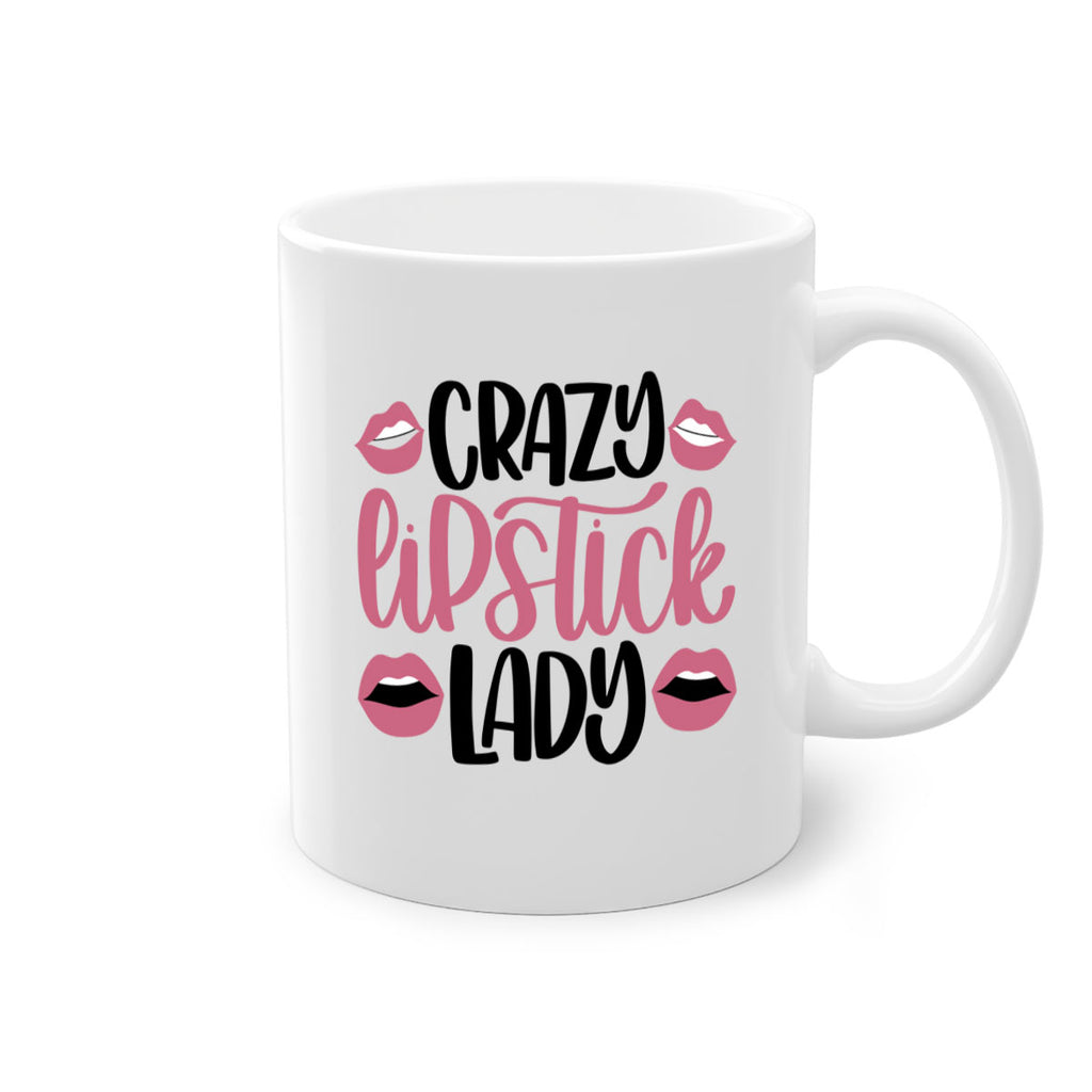 Crazy Lipstick Lady Style 107#- makeup-Mug / Coffee Cup