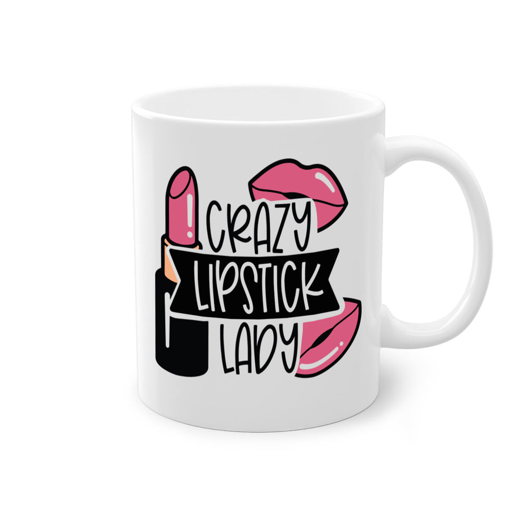 Crazy Lipstick Lady Style 108#- makeup-Mug / Coffee Cup