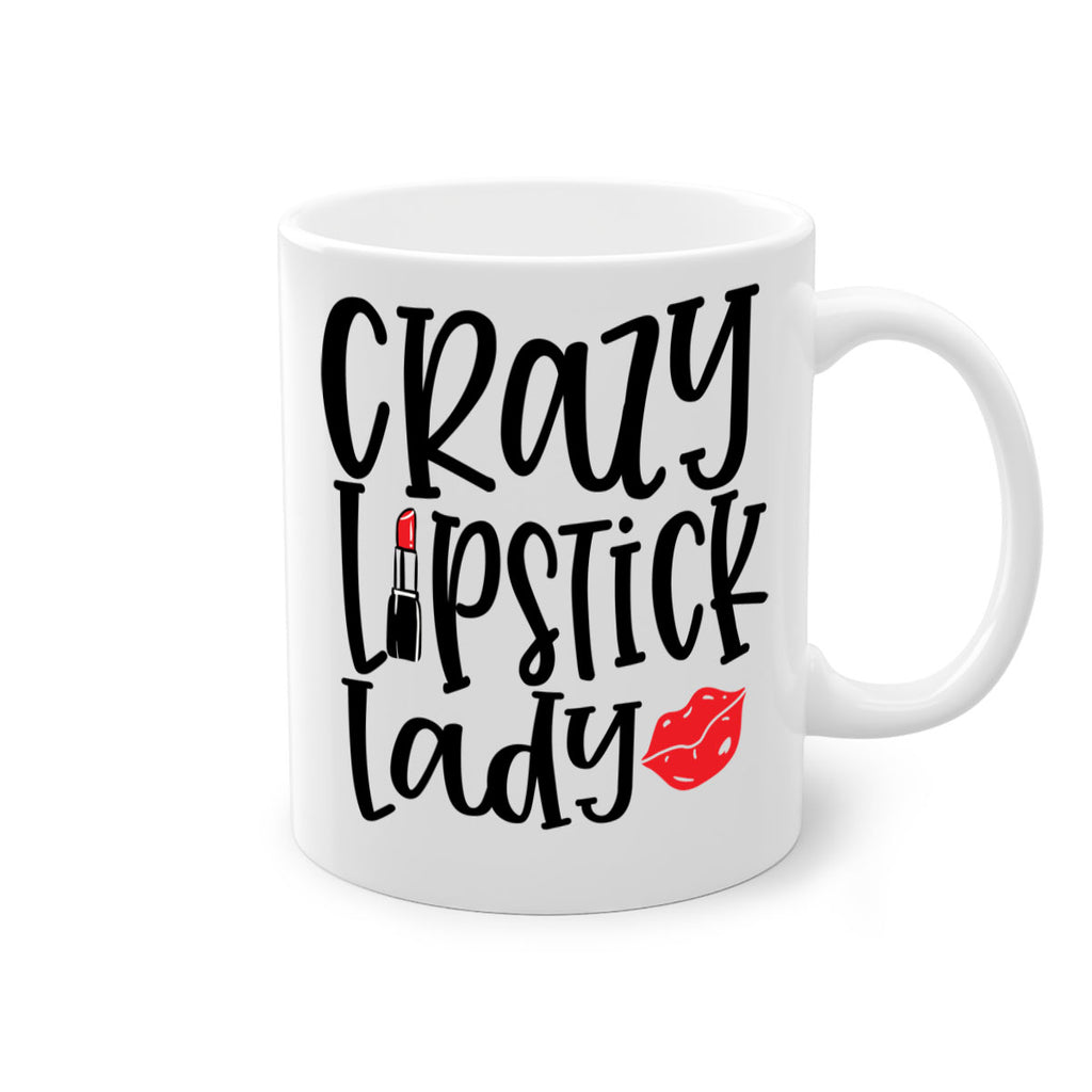 Crazy Lipstick Lady Style 240#- makeup-Mug / Coffee Cup