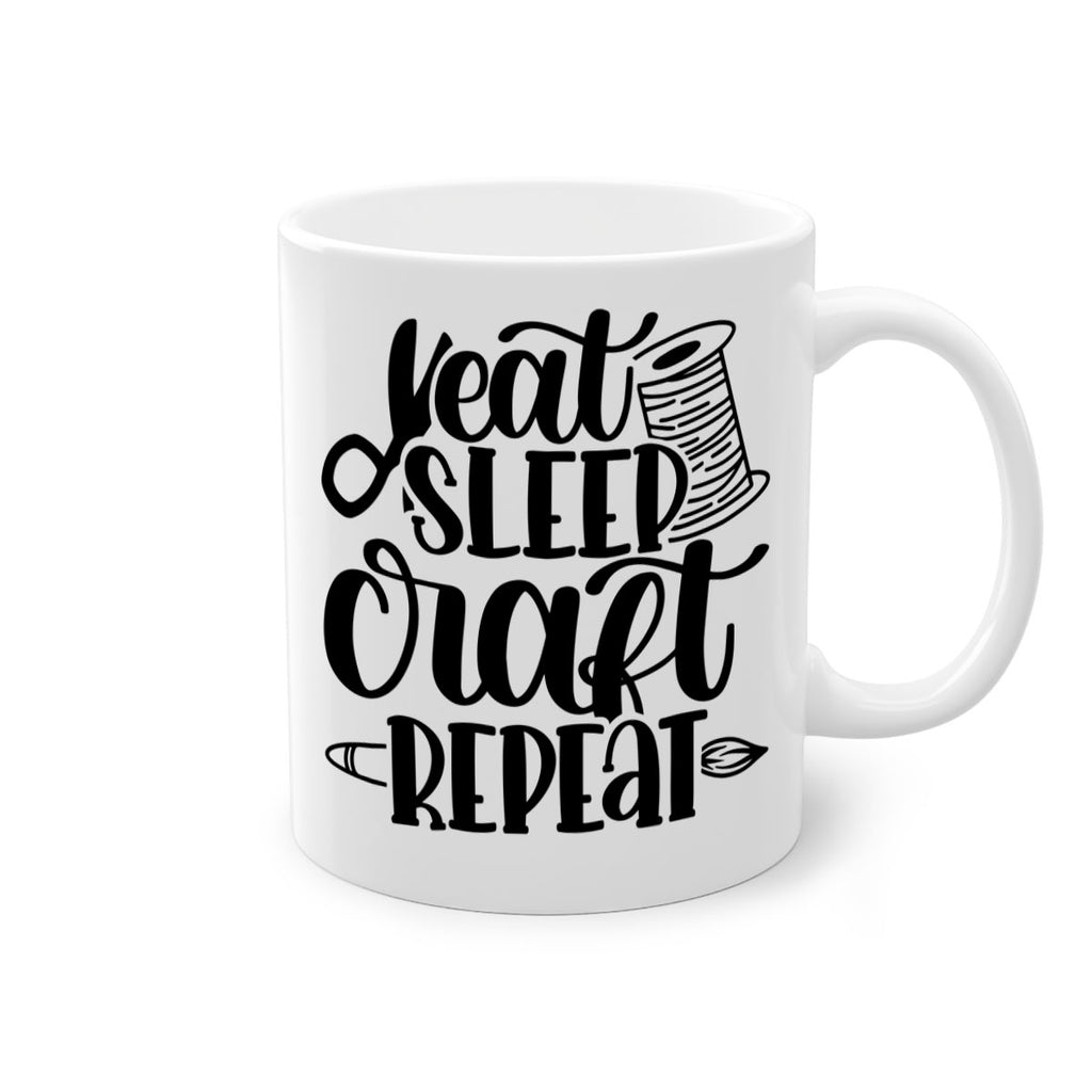 Eat Sleep Craft Repeat 29#- crafting-Mug / Coffee Cup