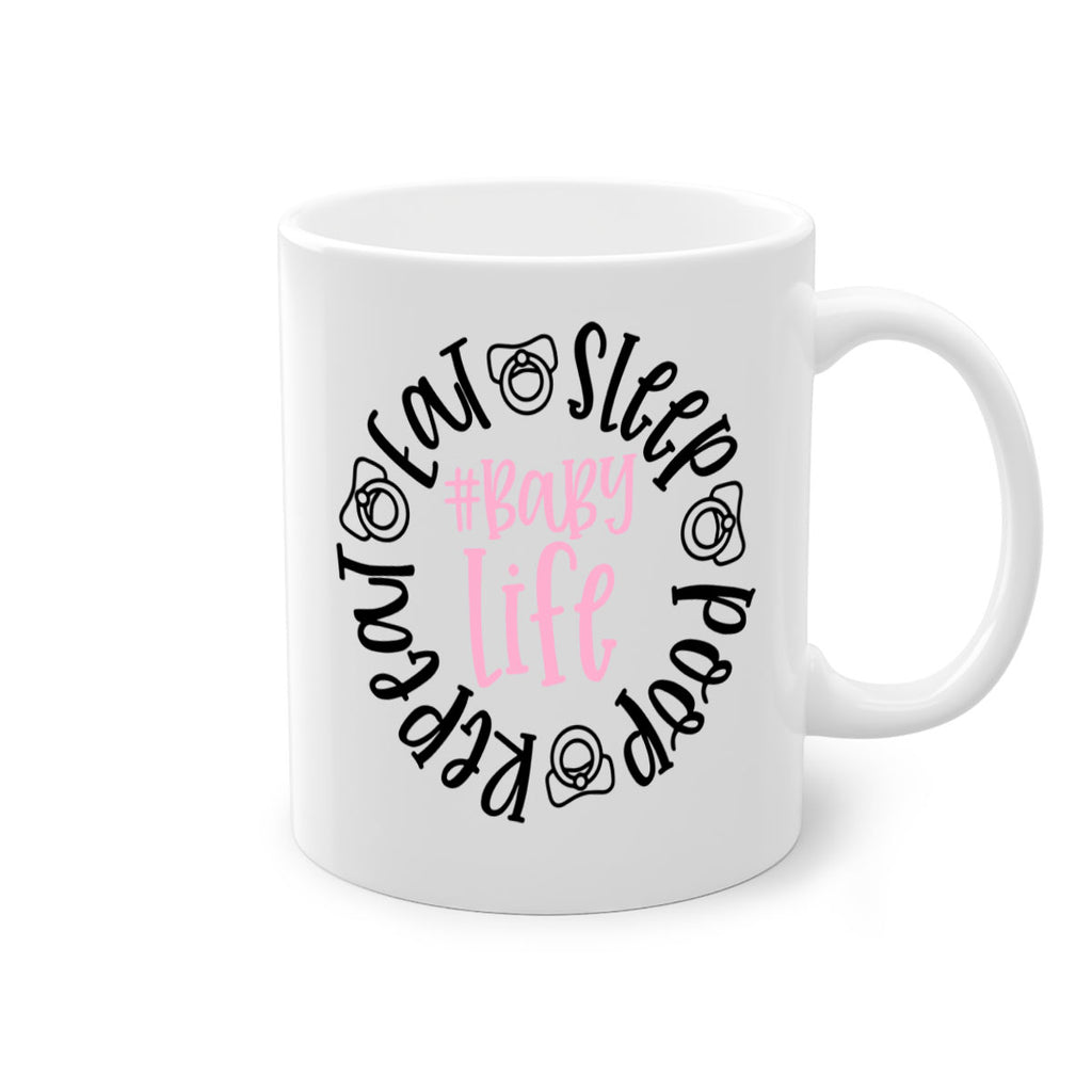 Eat Sleep Poop Repeat BabyLife Style 97#- baby2-Mug / Coffee Cup