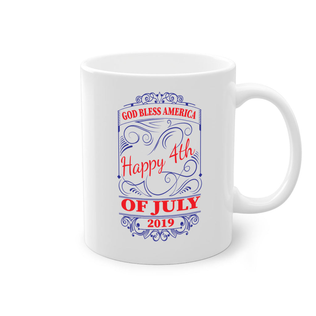 GOD BLESS AMERICA Happy thOF JULY Style 94#- 4th Of July-Mug / Coffee Cup