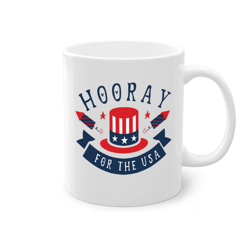 Hooray for the usa Style 42#- 4th Of July-Mug / Coffee Cup