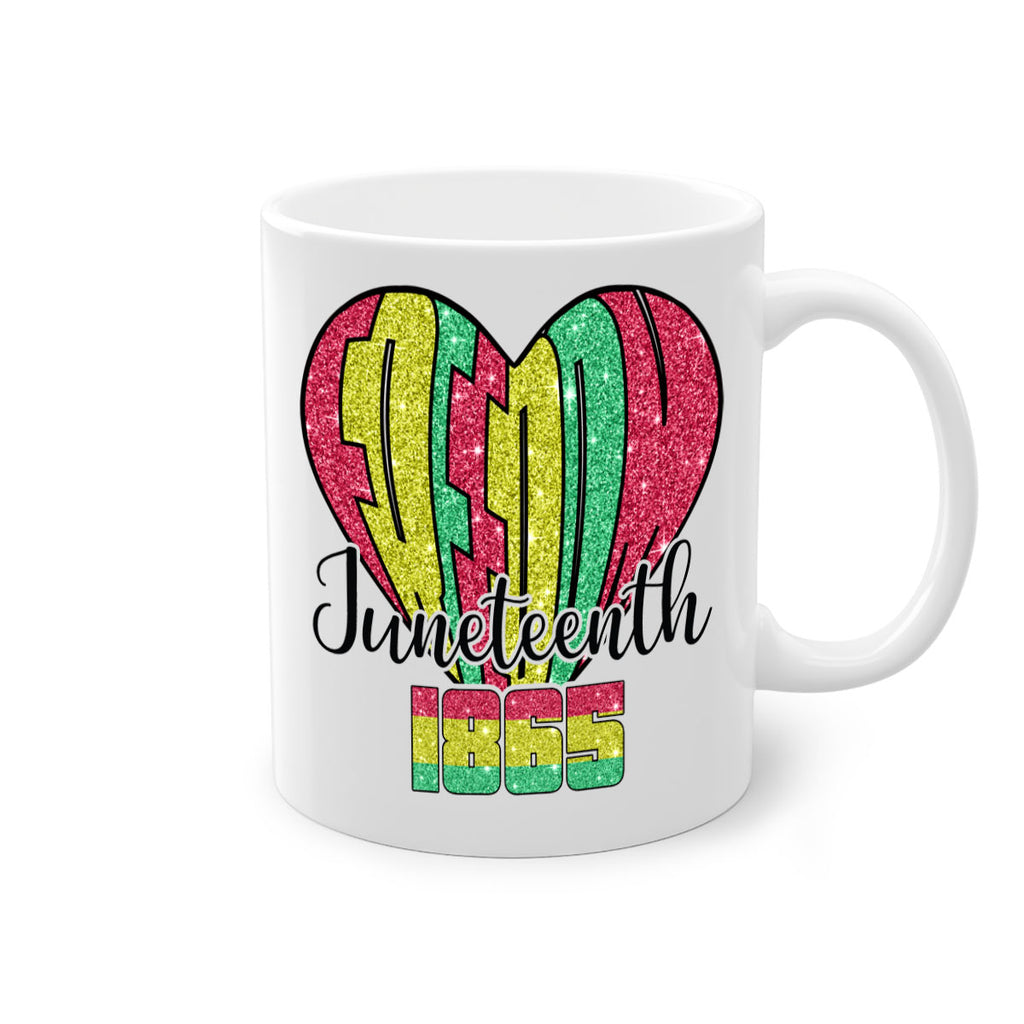 Juneteenth Since 1865 Heart 20#- juneteenth-Mug / Coffee Cup