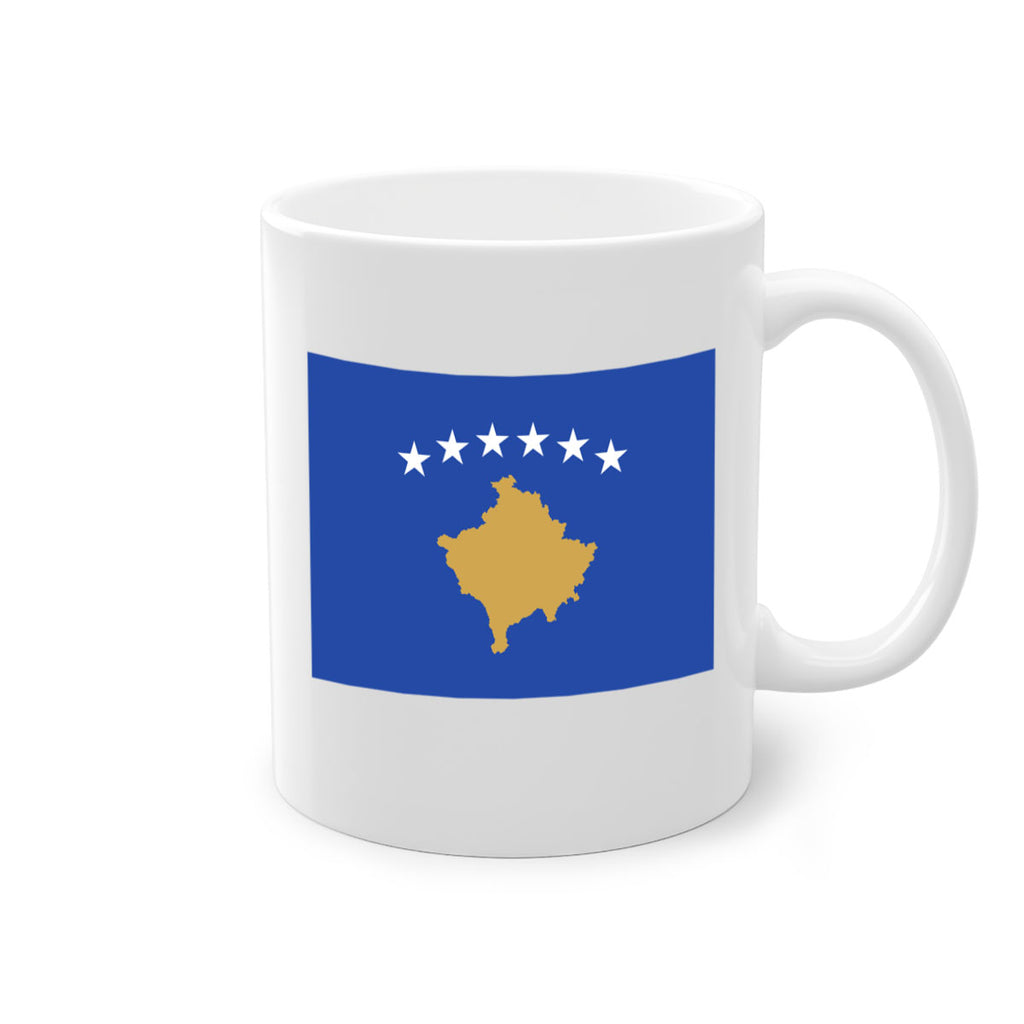 Kosovo 108#- world flag-Mug / Coffee Cup