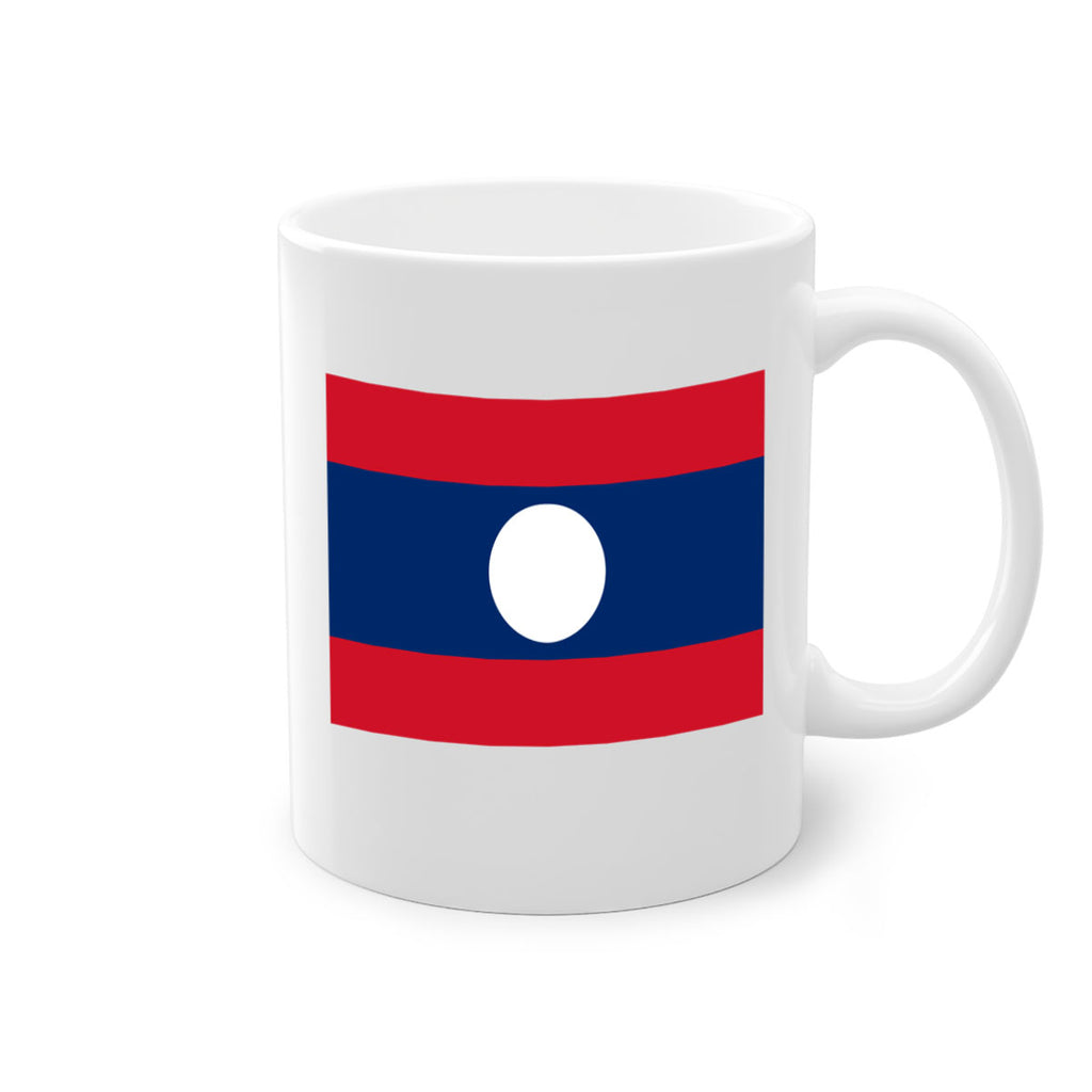 Laos 105#- world flag-Mug / Coffee Cup