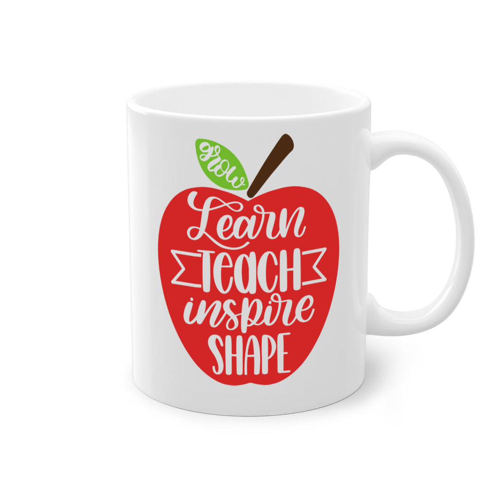 Learn Teach Inspire Shape Style 68#- teacher-Mug / Coffee Cup