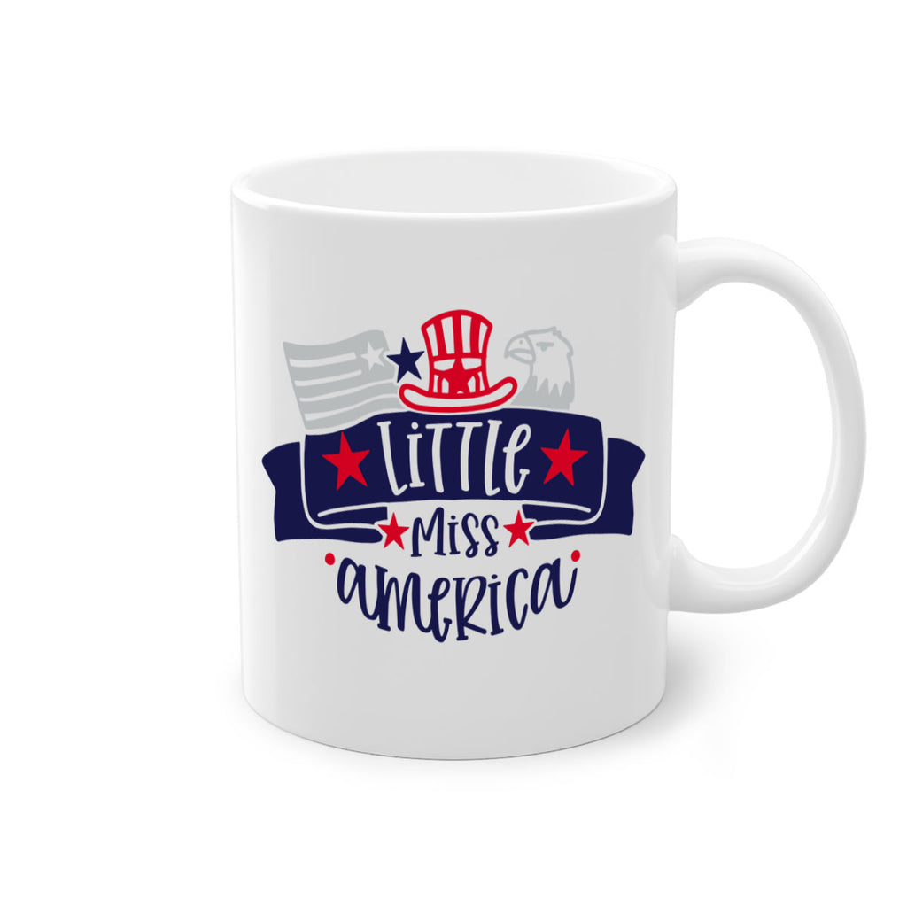 Little Miss America Style 162#- 4th Of July-Mug / Coffee Cup