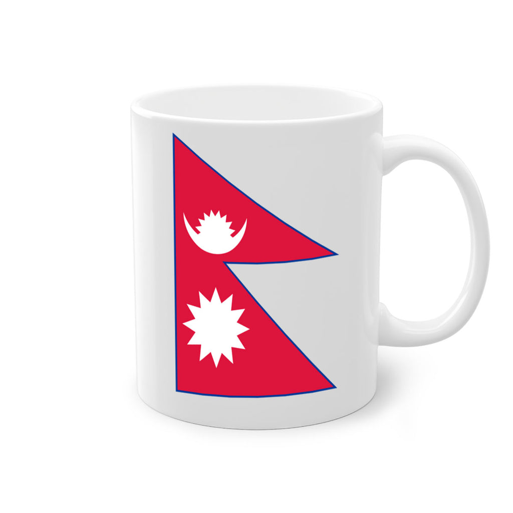 Nepal 76#- world flag-Mug / Coffee Cup