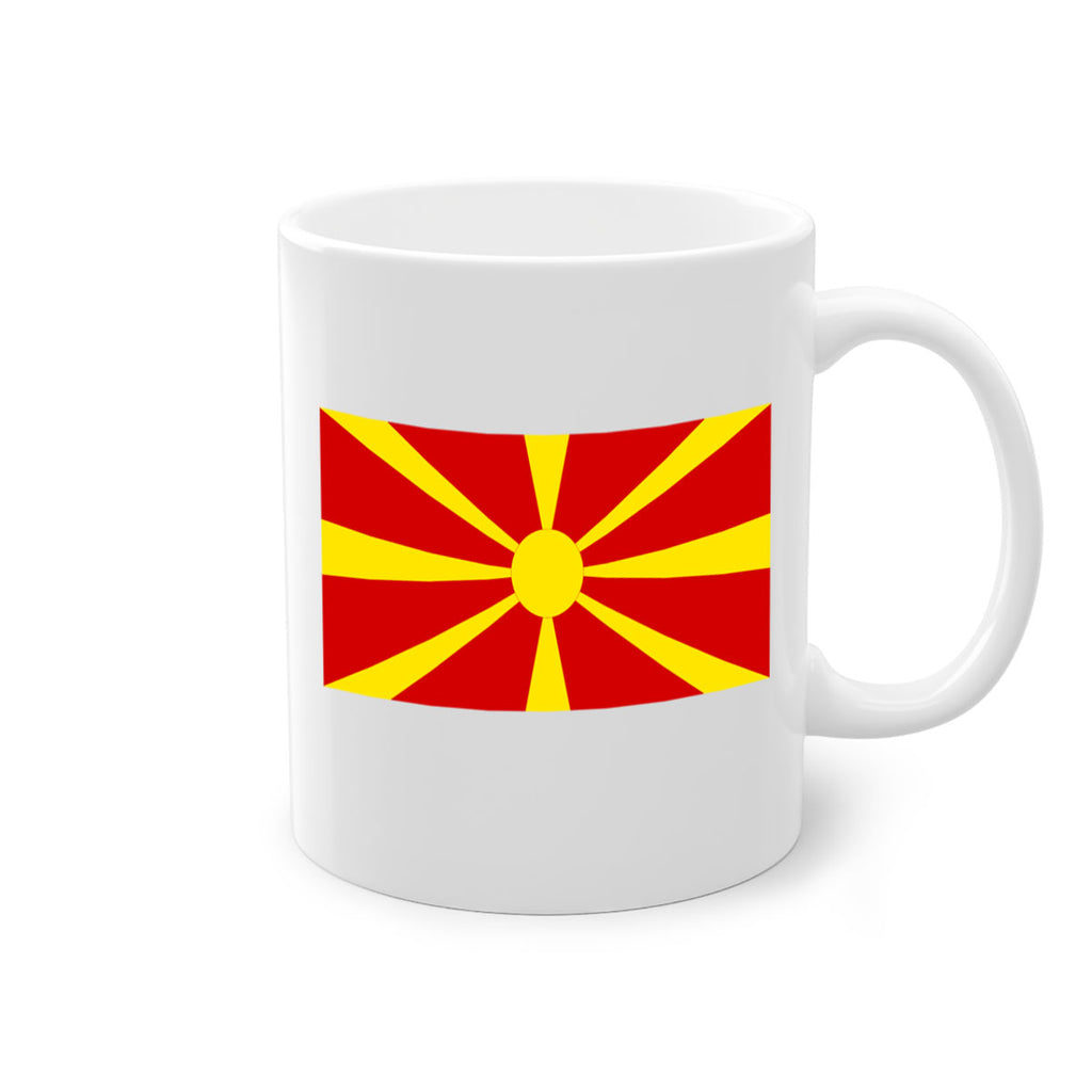 North Macedonia 69#- world flag-Mug / Coffee Cup