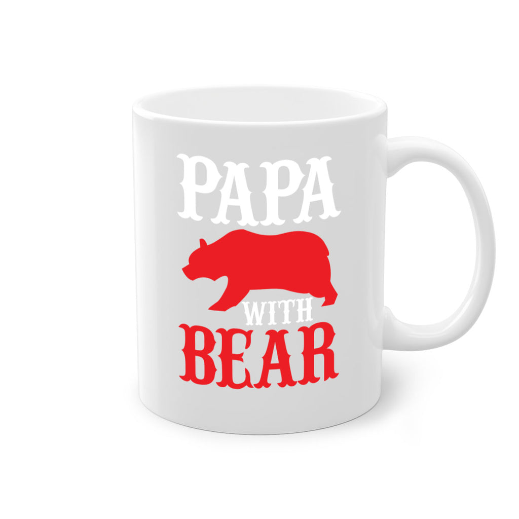 PAPA WITH BEAR 111#- grandpa-Mug / Coffee Cup