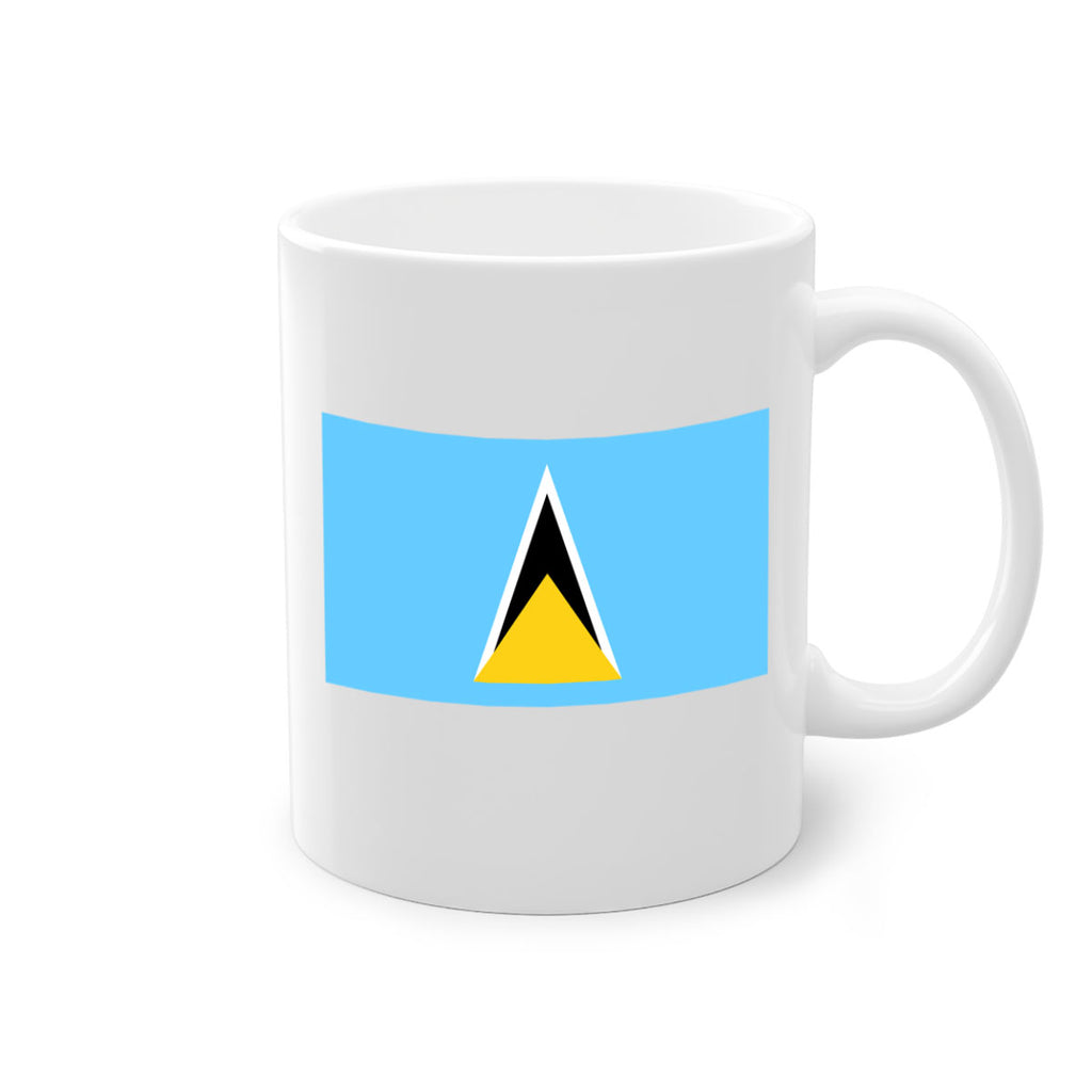 Saint Lucia 51#- world flag-Mug / Coffee Cup