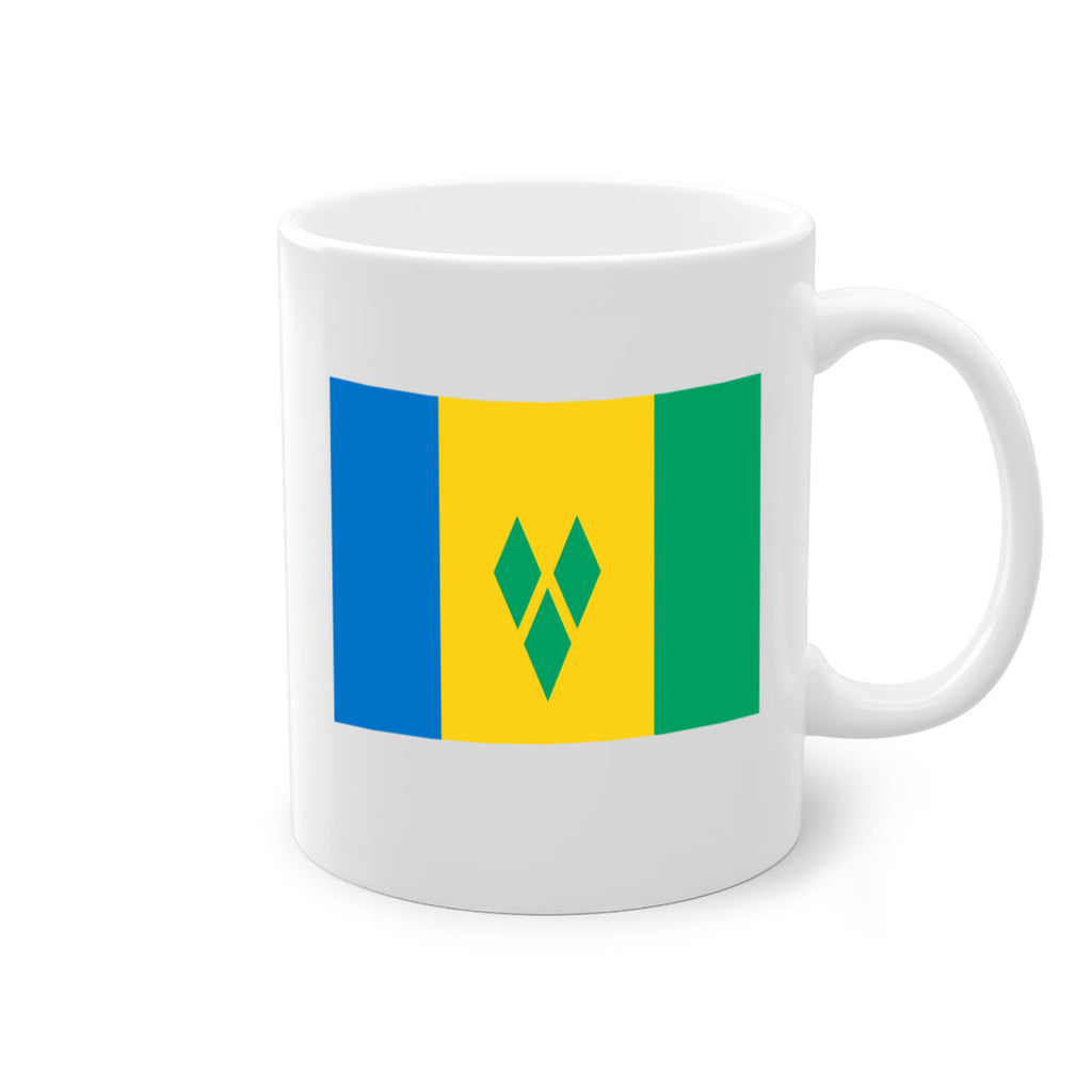 Saint Vincent and the Grenadines 50#- world flag-Mug / Coffee Cup