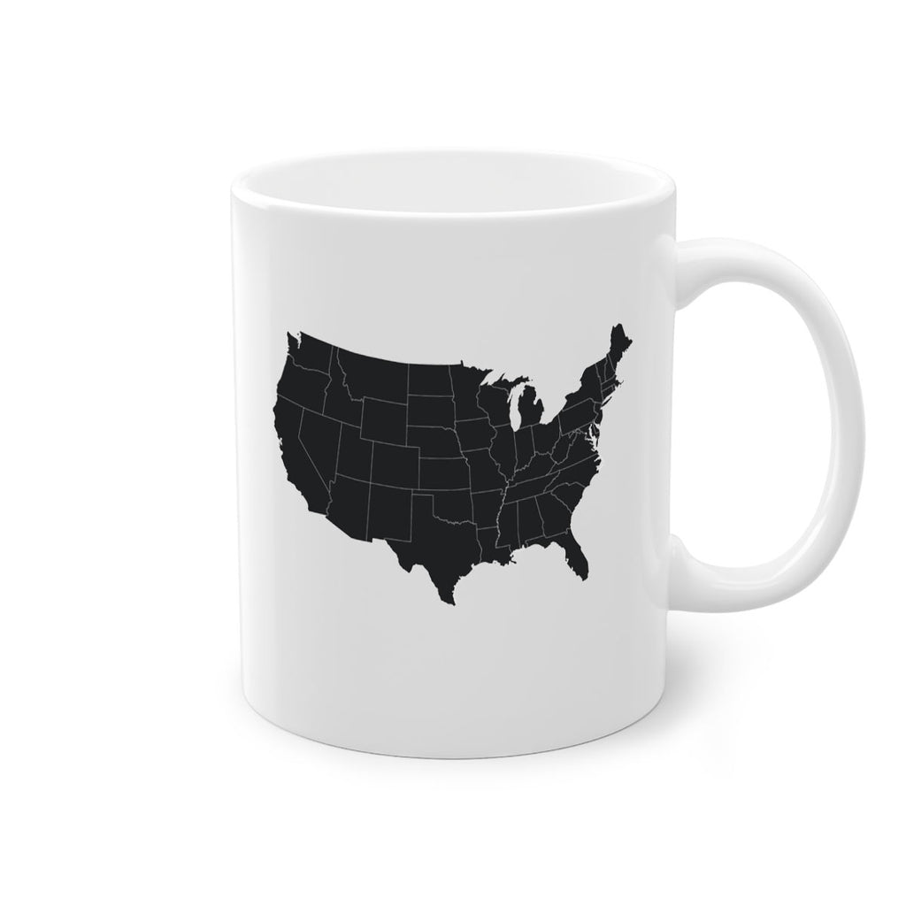 Separate Color Map Style 71#- 4th Of July-Mug / Coffee Cup
