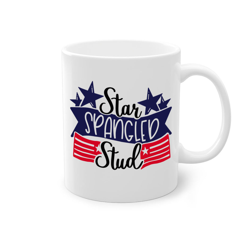 Star Spangled Stud Style 173#- 4th Of July-Mug / Coffee Cup