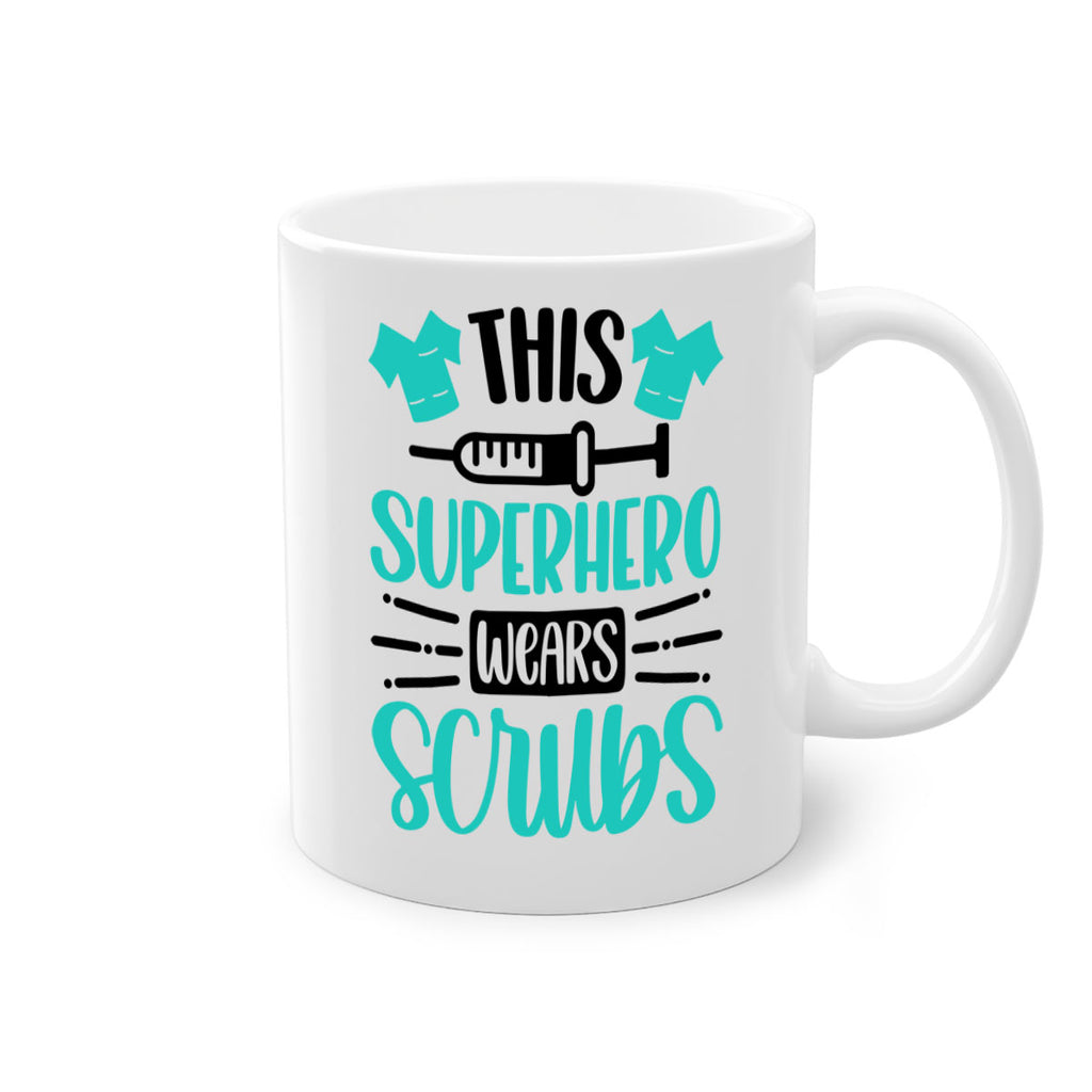 This Superhero Wears Style Style 18#- nurse-Mug / Coffee Cup