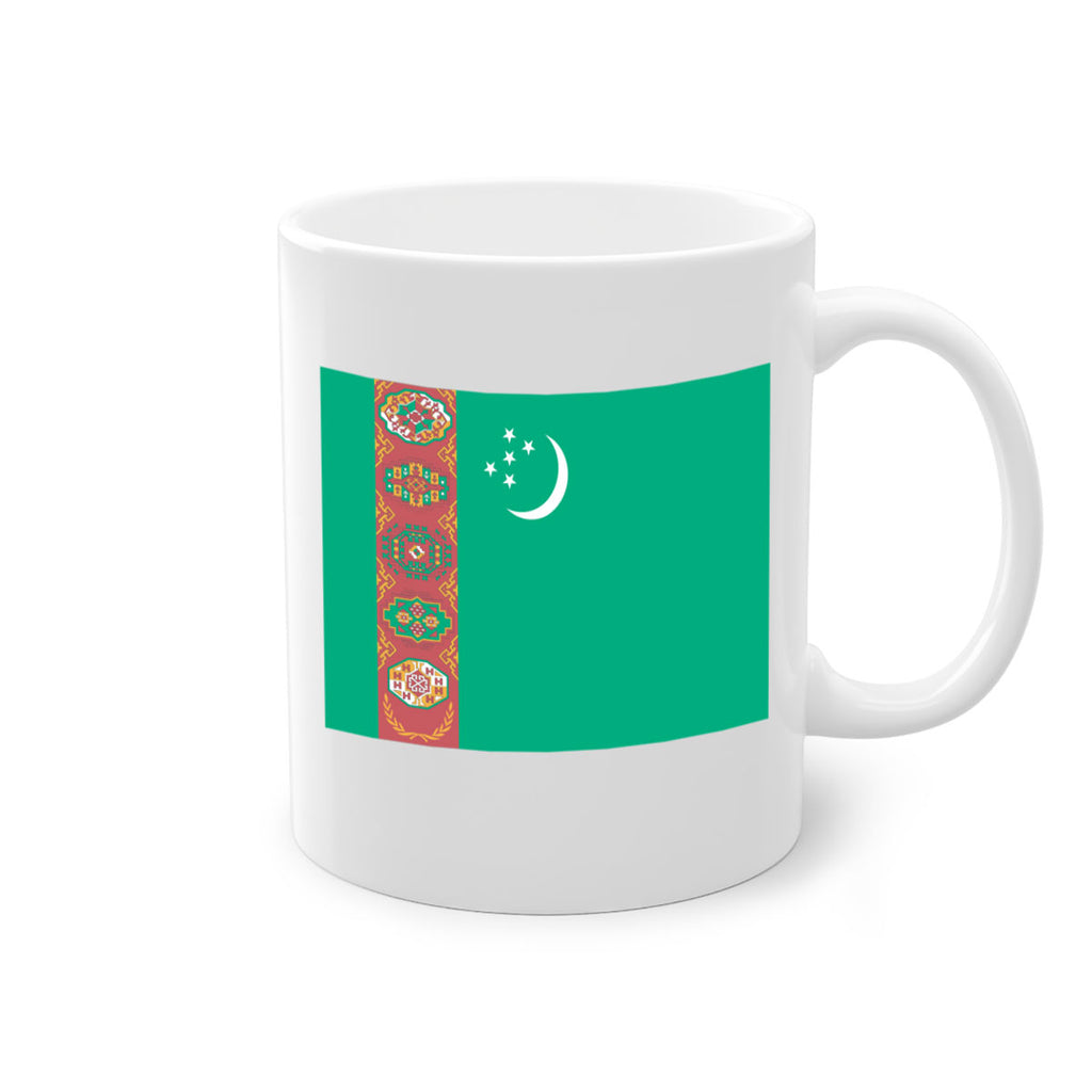 Turkmenistan 16#- world flag-Mug / Coffee Cup