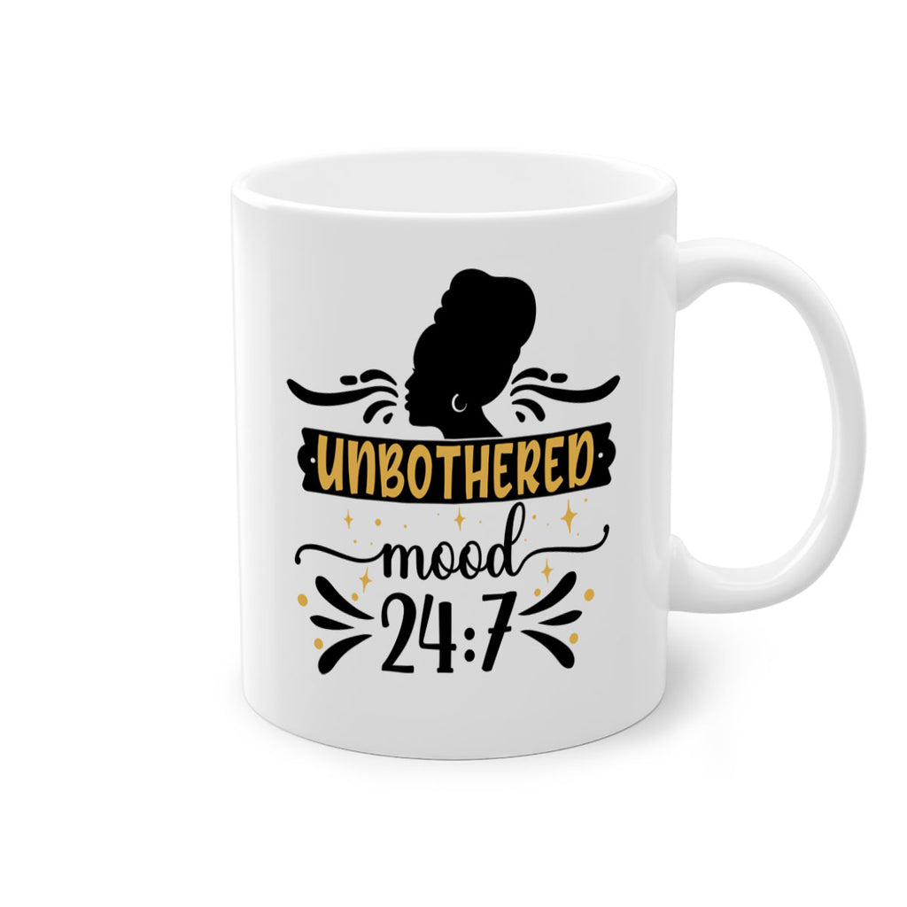 Unbothered mood Style 2#- Black women - Girls-Mug / Coffee Cup