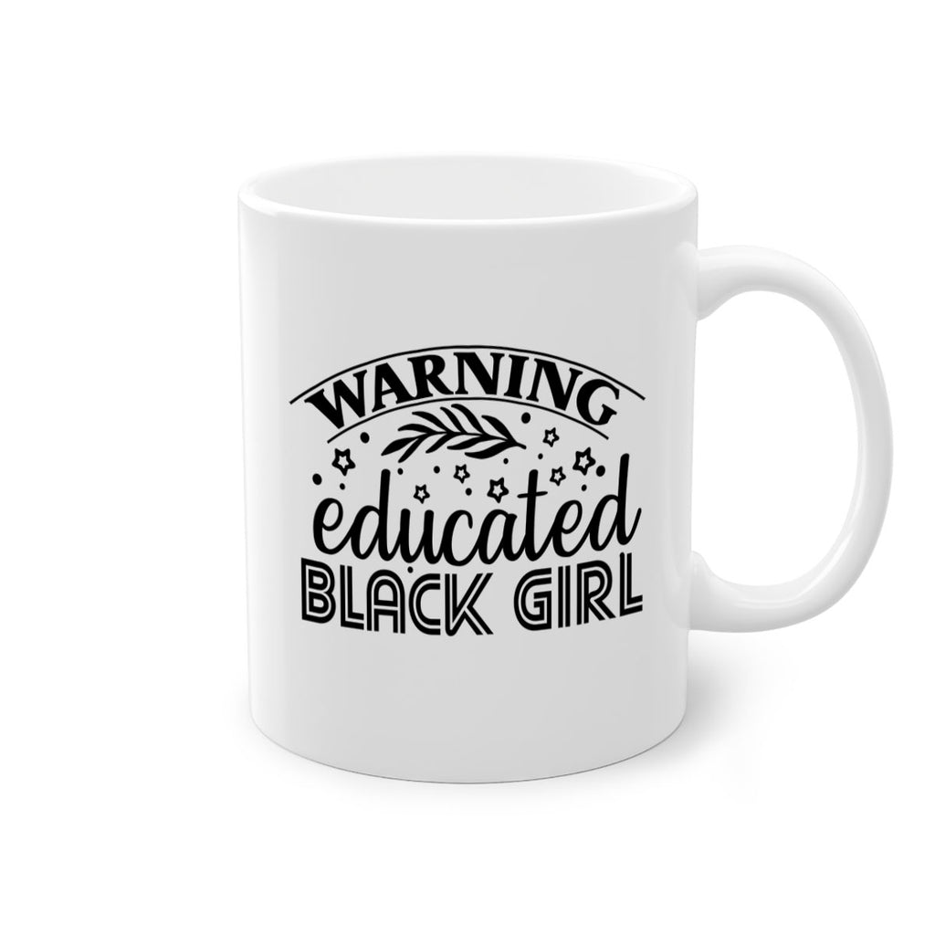 Warning educated black girl Style 1#- Black women - Girls-Mug / Coffee Cup