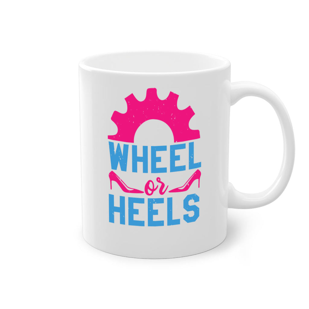 Wheel or Heels Style 8#- baby shower-Mug / Coffee Cup