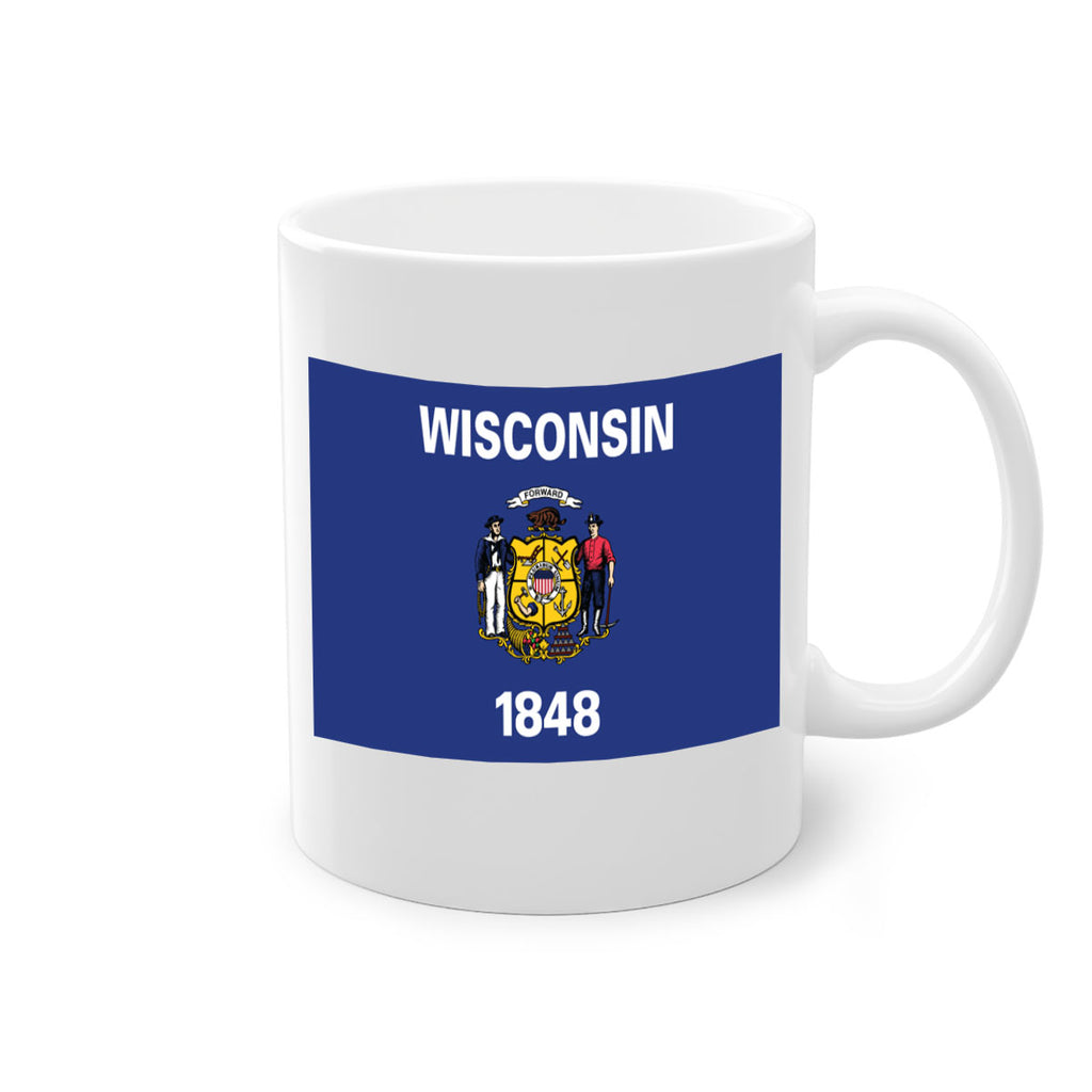 Wisconsin 2#- Us Flags-Mug / Coffee Cup