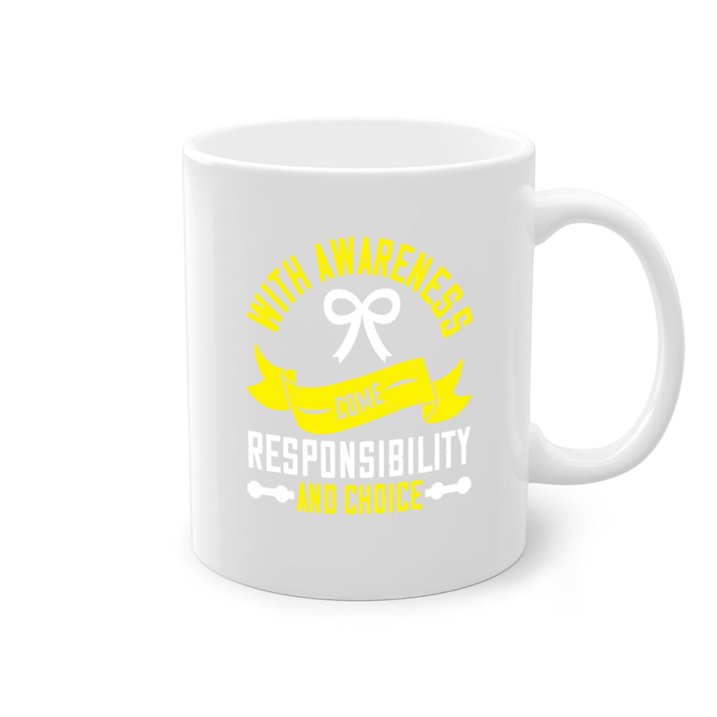With awareness come responsibility and choice Style 5#- Self awareness-Mug / Coffee Cup