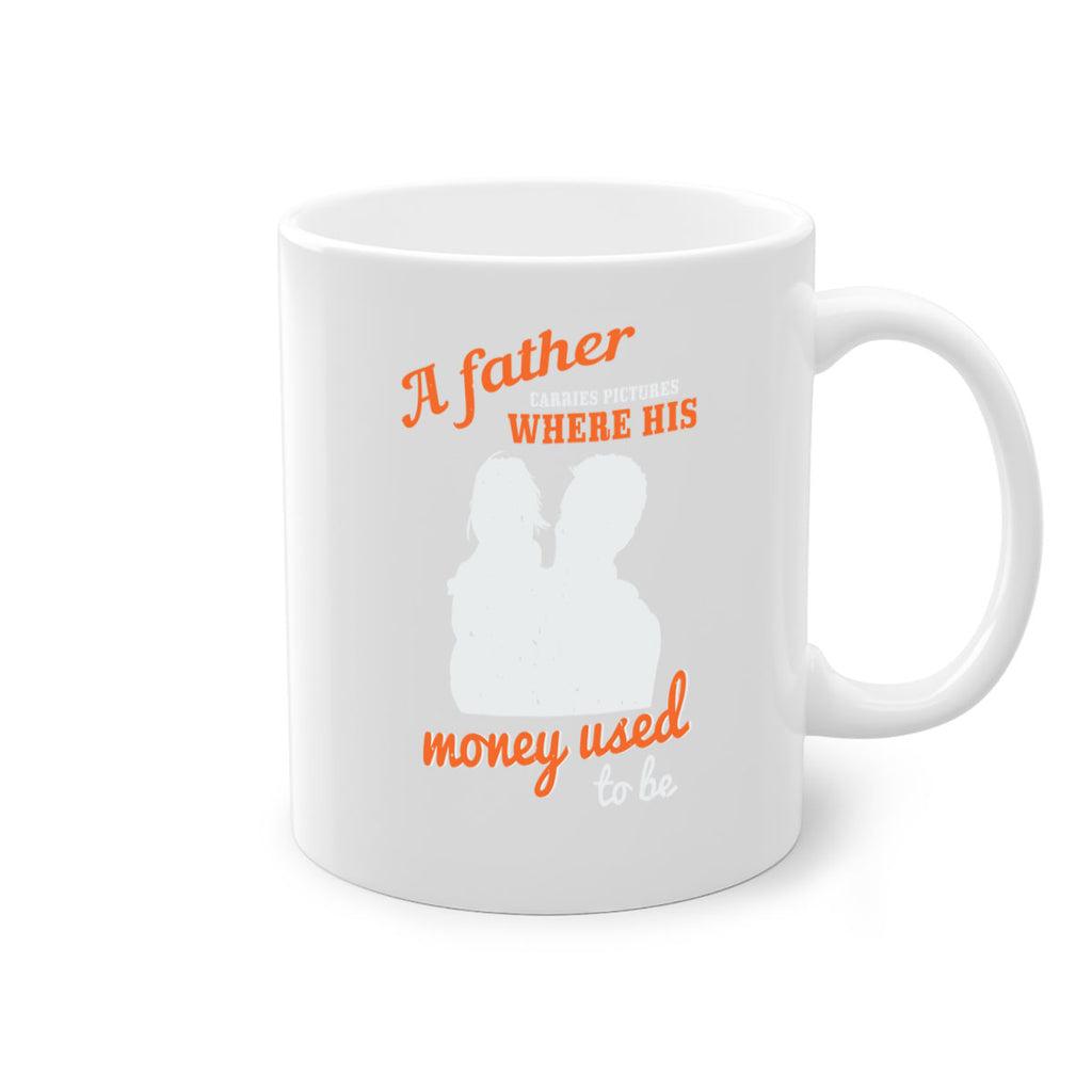 a father carries pictures 273#- fathers day-Mug / Coffee Cup