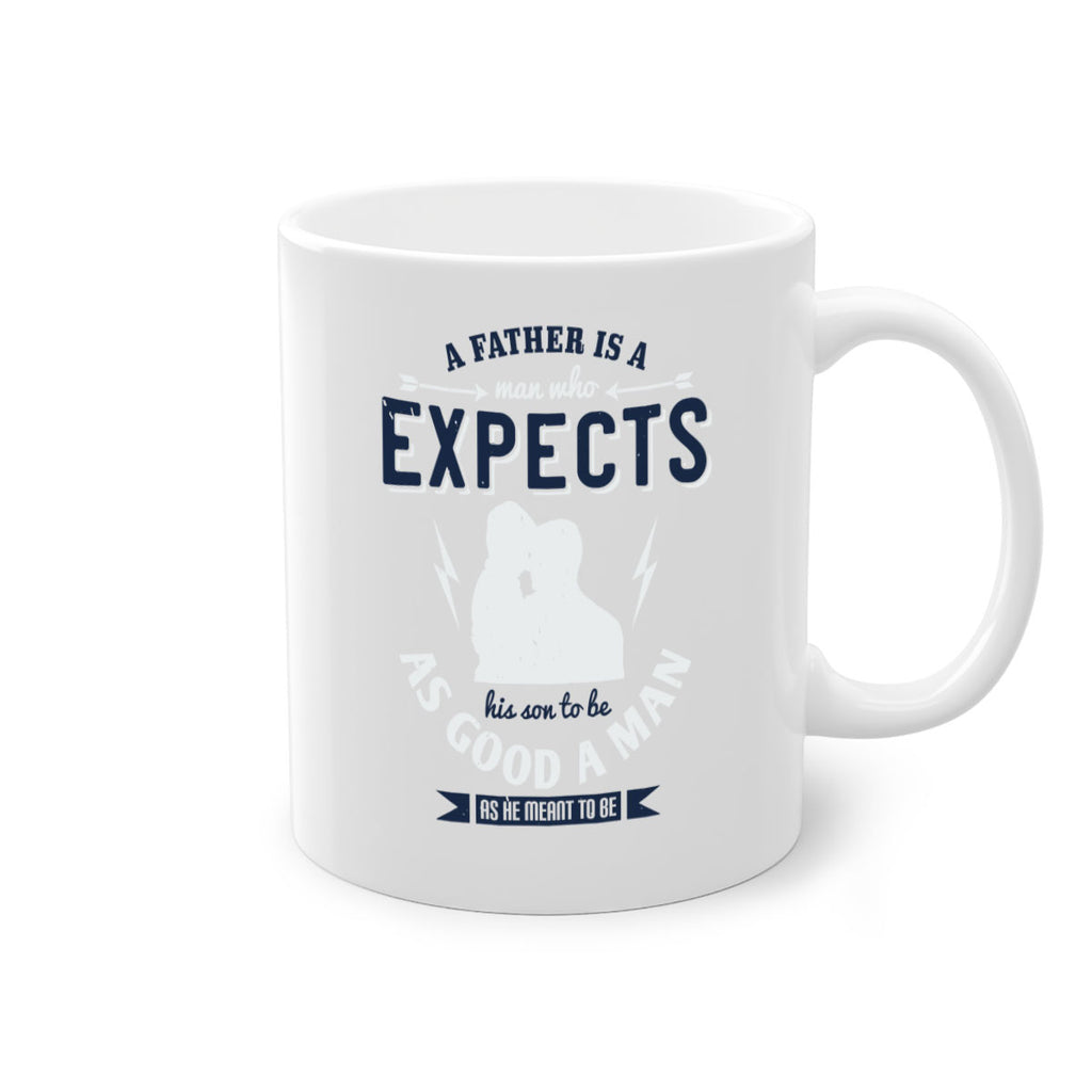 a father is a man who 135#- fathers day-Mug / Coffee Cup