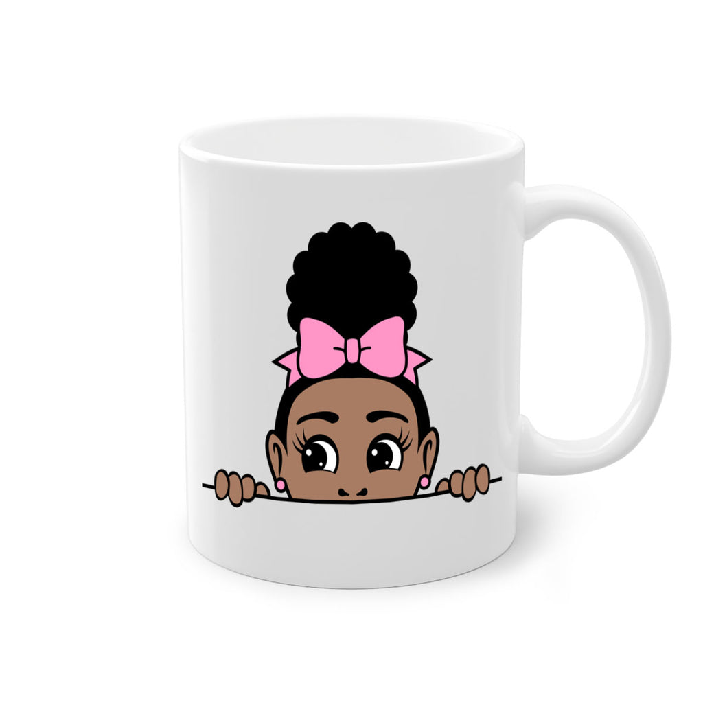 afro puff crown girl 3#- Black women - Girls-Mug / Coffee Cup