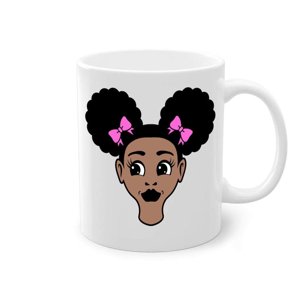 afro puffs girl 76#- Black women - Girls-Mug / Coffee Cup