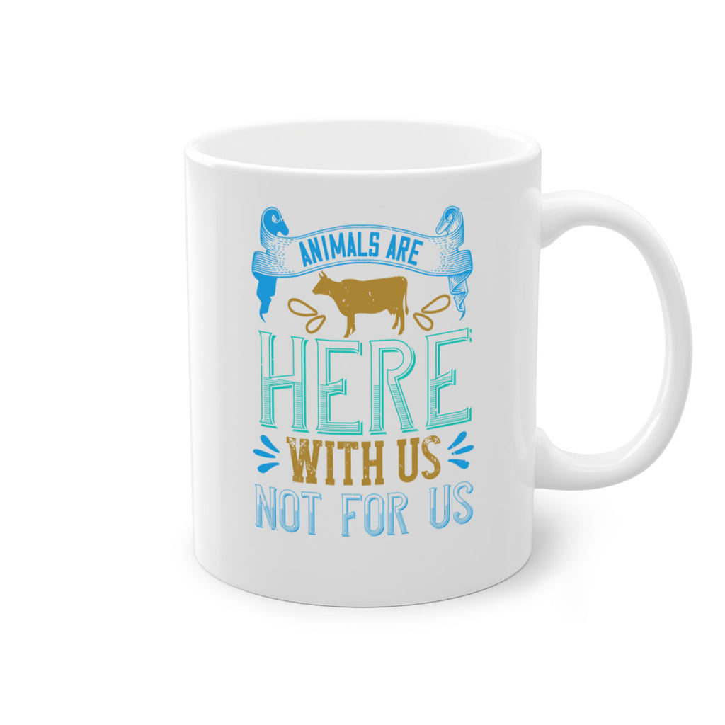 animals are here with us not for us 93#- vegan-Mug / Coffee Cup