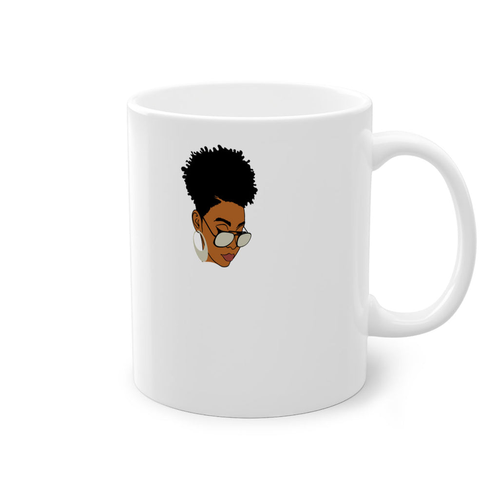 black afro 44#- Black women - Girls-Mug / Coffee Cup