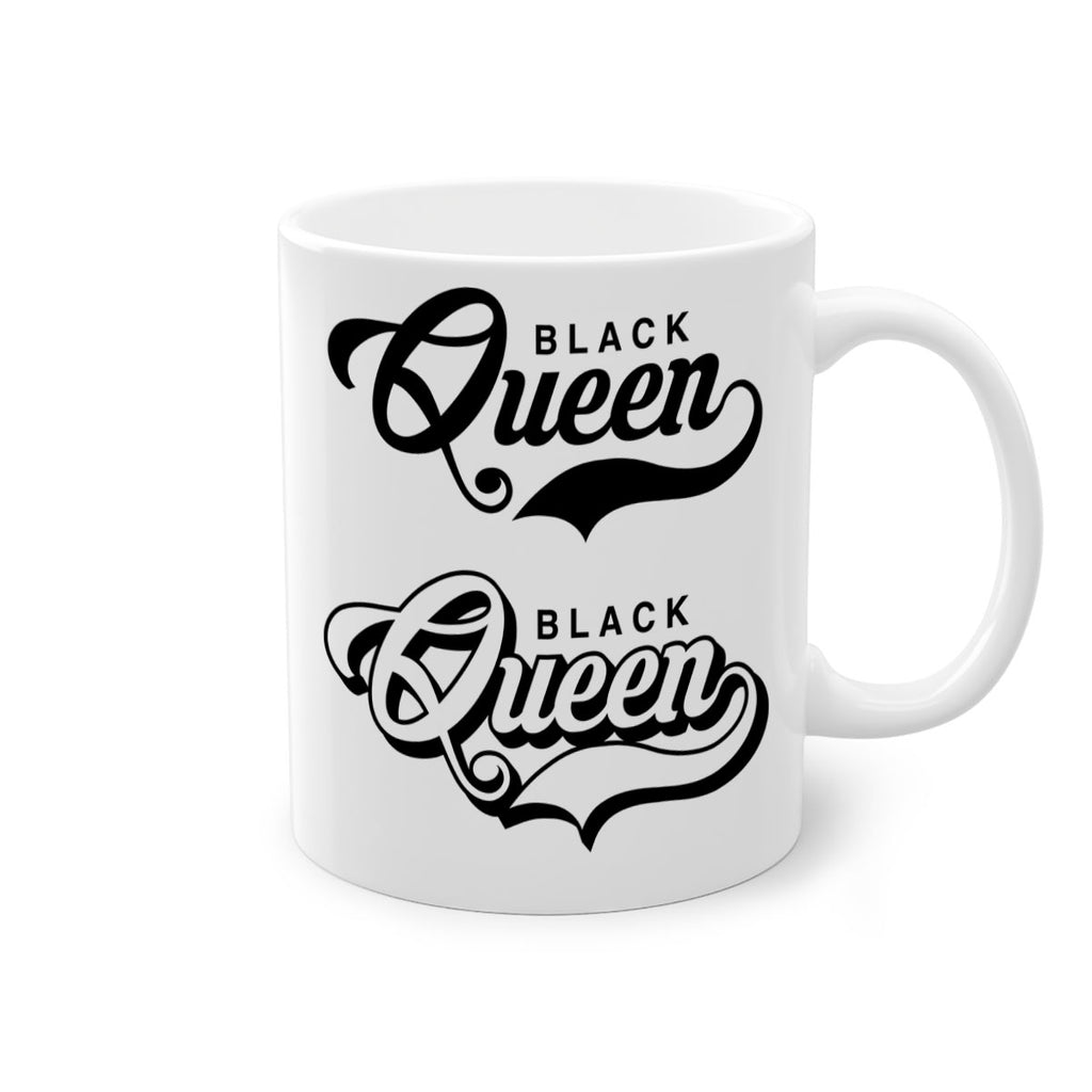 black queen 195#- black words - phrases-Mug / Coffee Cup