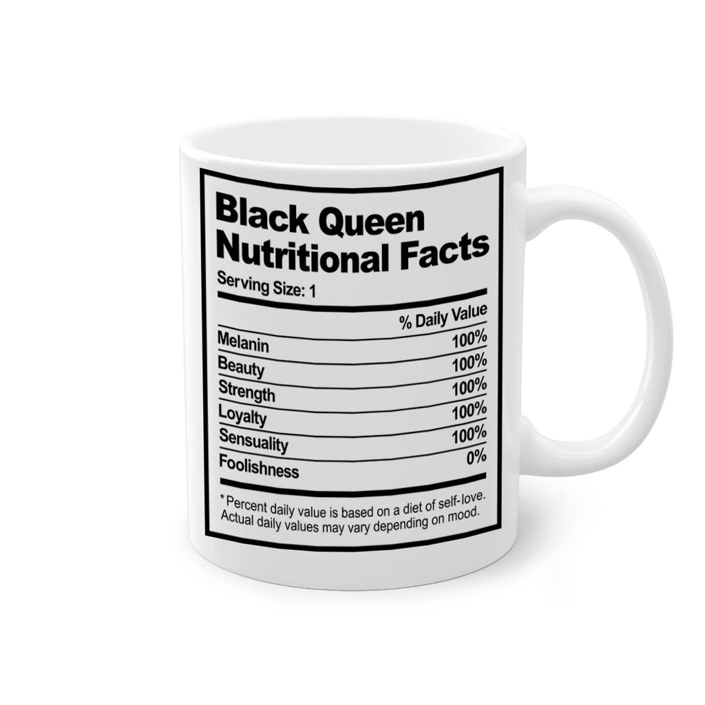 black queen nutritional facts 219#- black words - phrases-Mug / Coffee Cup