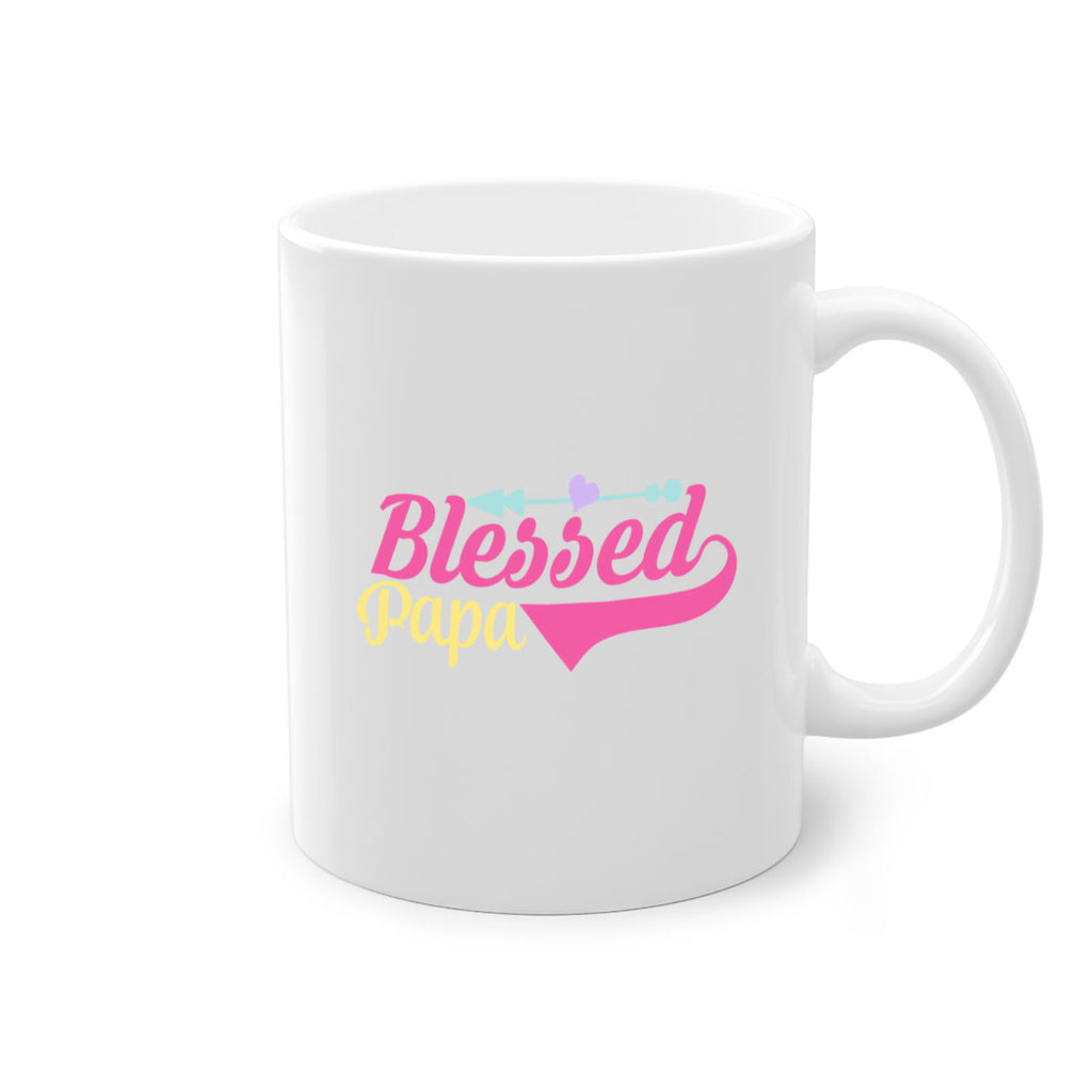 blessed papa 73#- grandpa-Mug / Coffee Cup