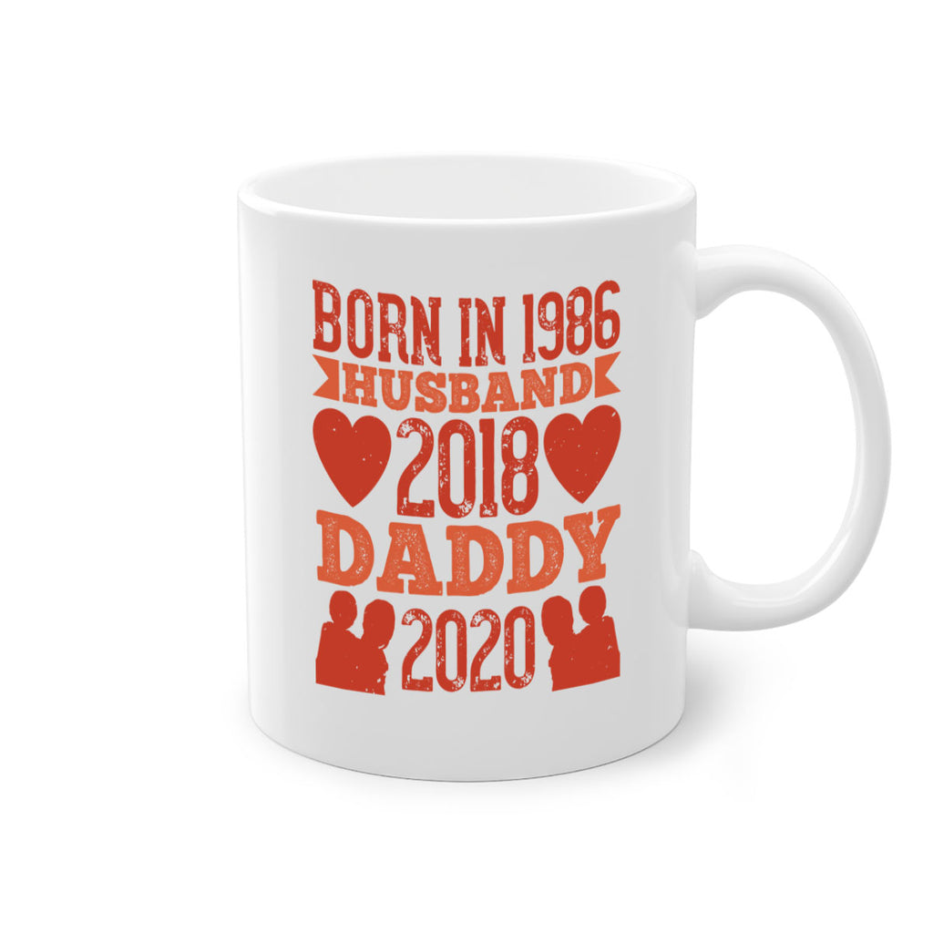 born in husband daddy 123#- fathers day-Mug / Coffee Cup