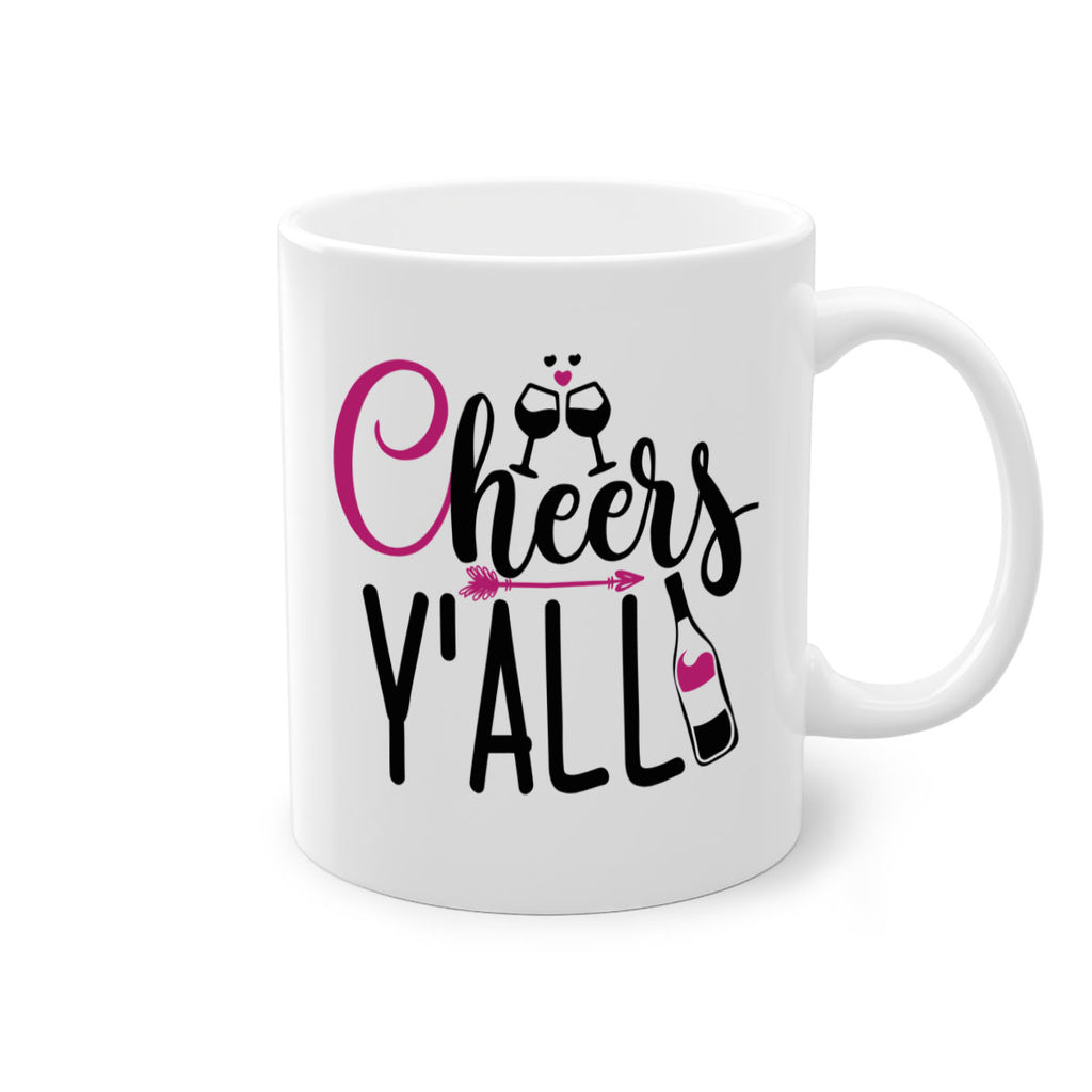 cheers yall 199#- wine-Mug / Coffee Cup