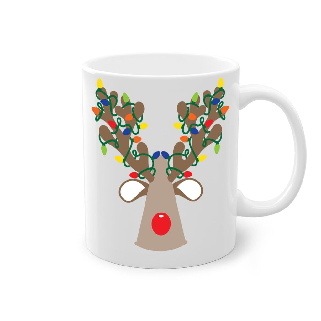 christmas reindeer antler cheer style 116#- christmas-Mug / Coffee Cup