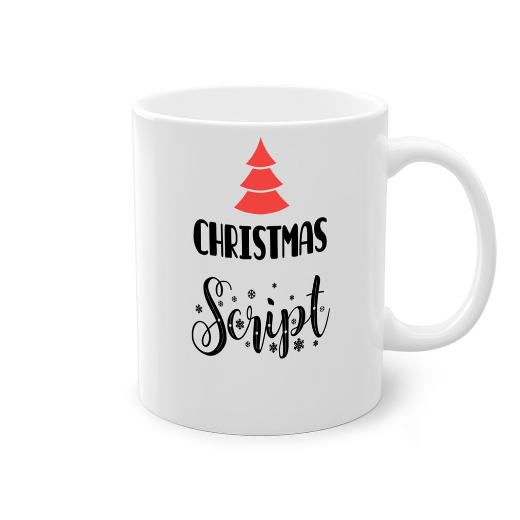 christmas script style 122#- christmas-Mug / Coffee Cup