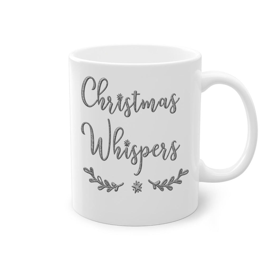 christmas whispers silver 378#- christmas-Mug / Coffee Cup