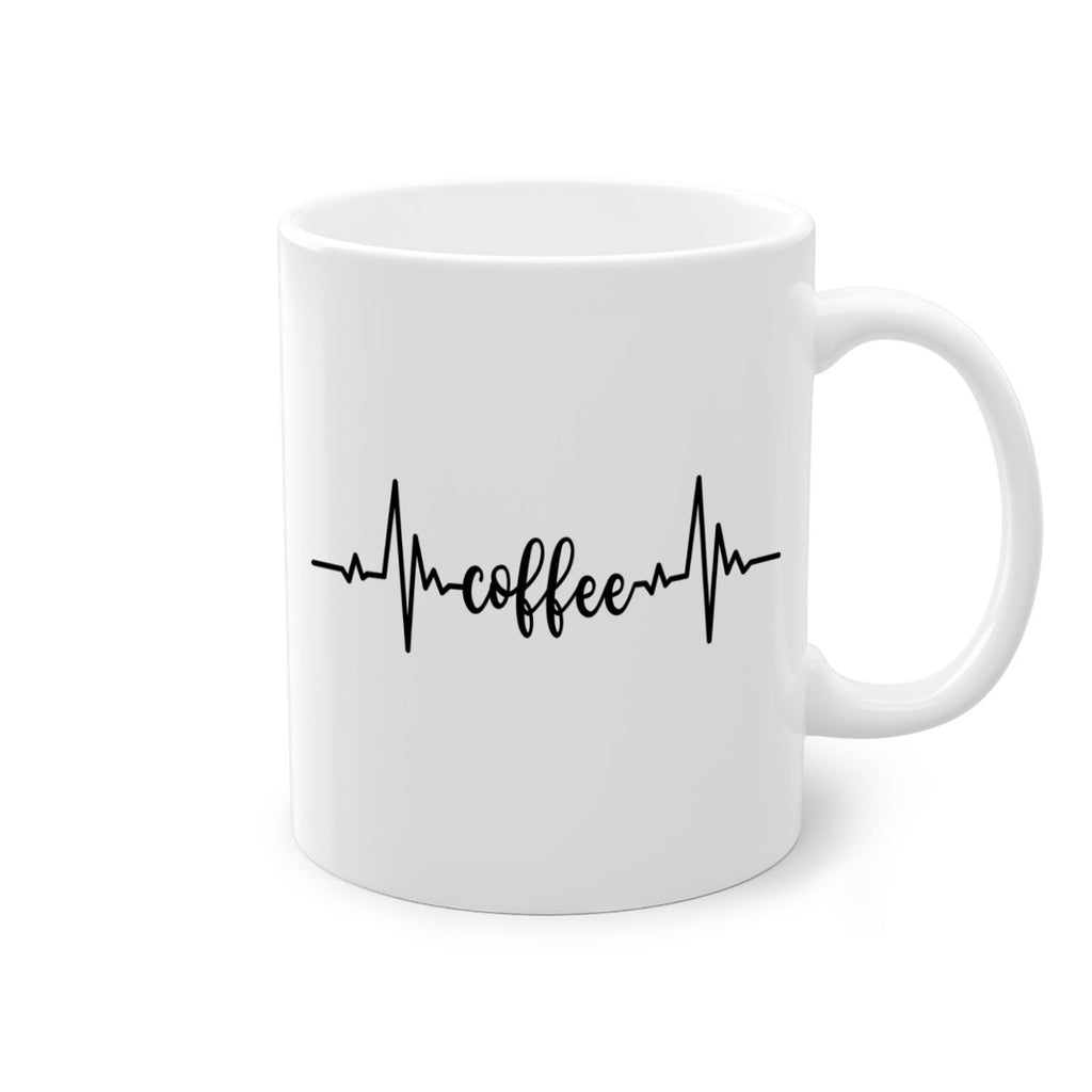 coffee heartbeat 246#- coffee-Mug / Coffee Cup