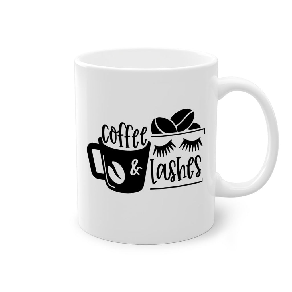 coffee lashes 176#- coffee-Mug / Coffee Cup