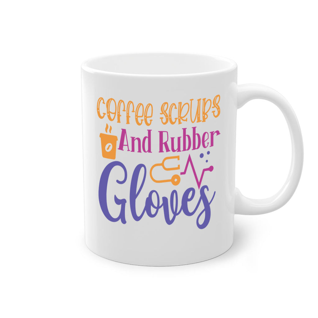 coffee scrubs and rubber gloves Style Style 211#- nurse-Mug / Coffee Cup