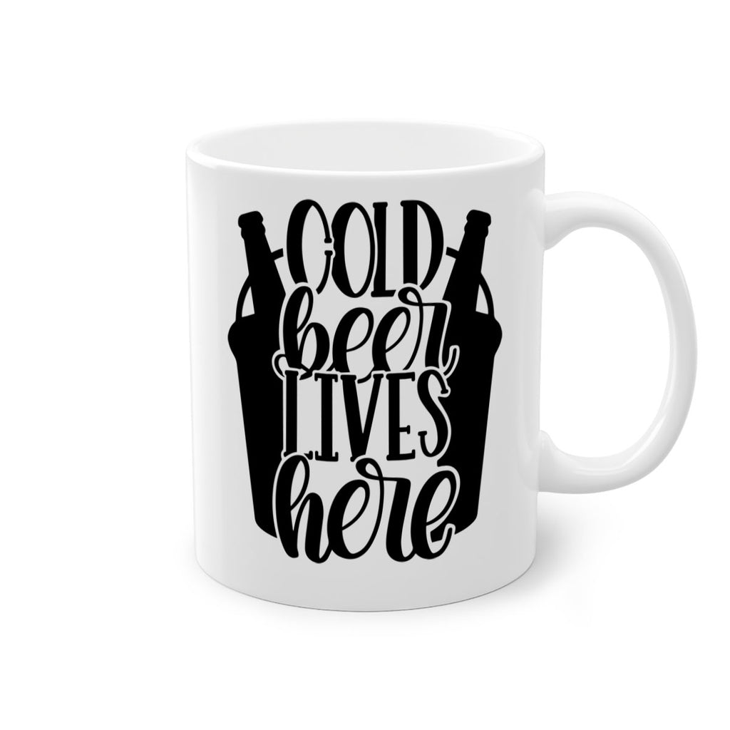 cold beer lives here 43#- beer-Mug / Coffee Cup