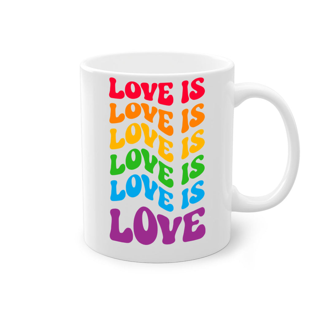 cool rainbow lgbt love is lgbt 147#- lgbt-Mug / Coffee Cup