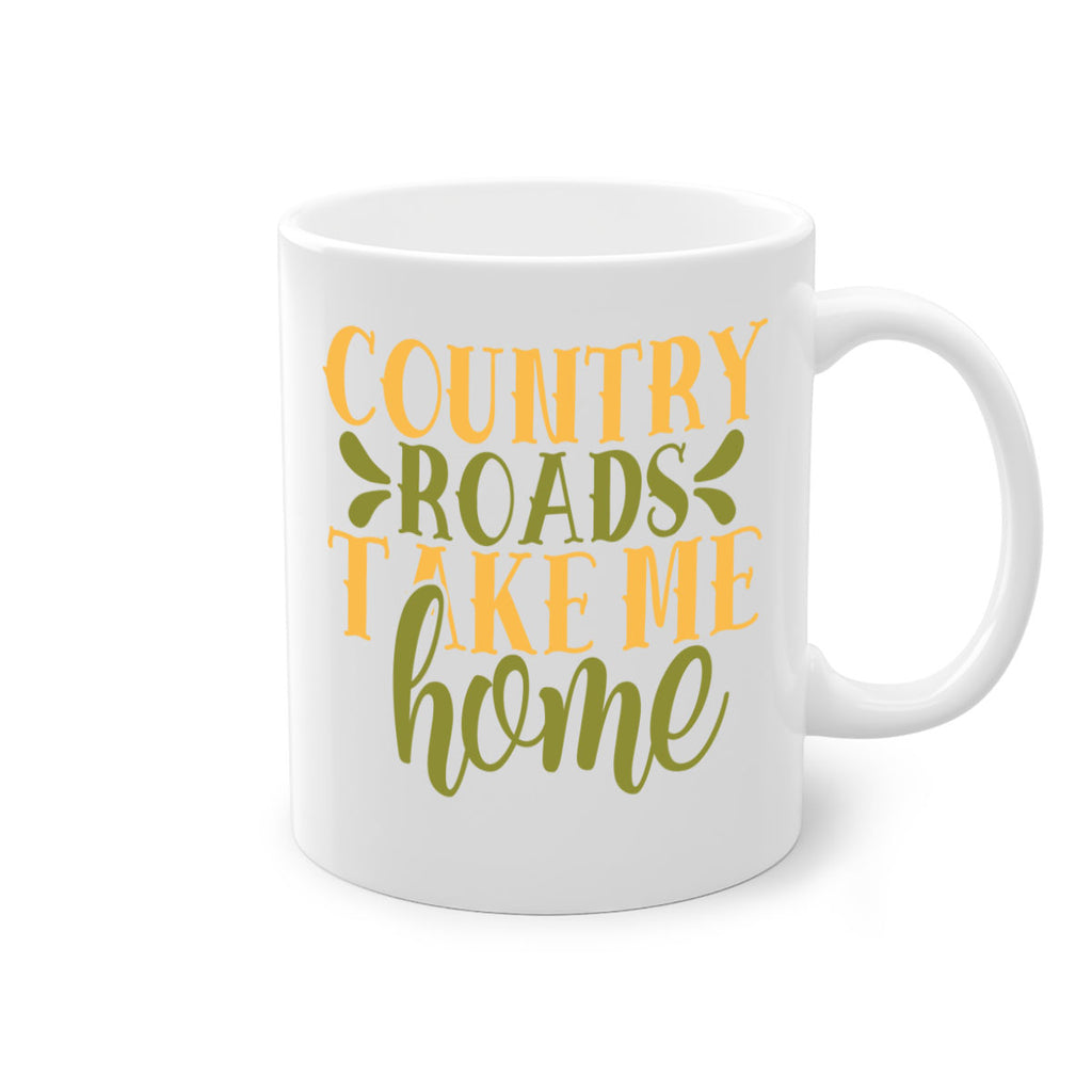 country roads take me home 19#- Farm and garden-Mug / Coffee Cup