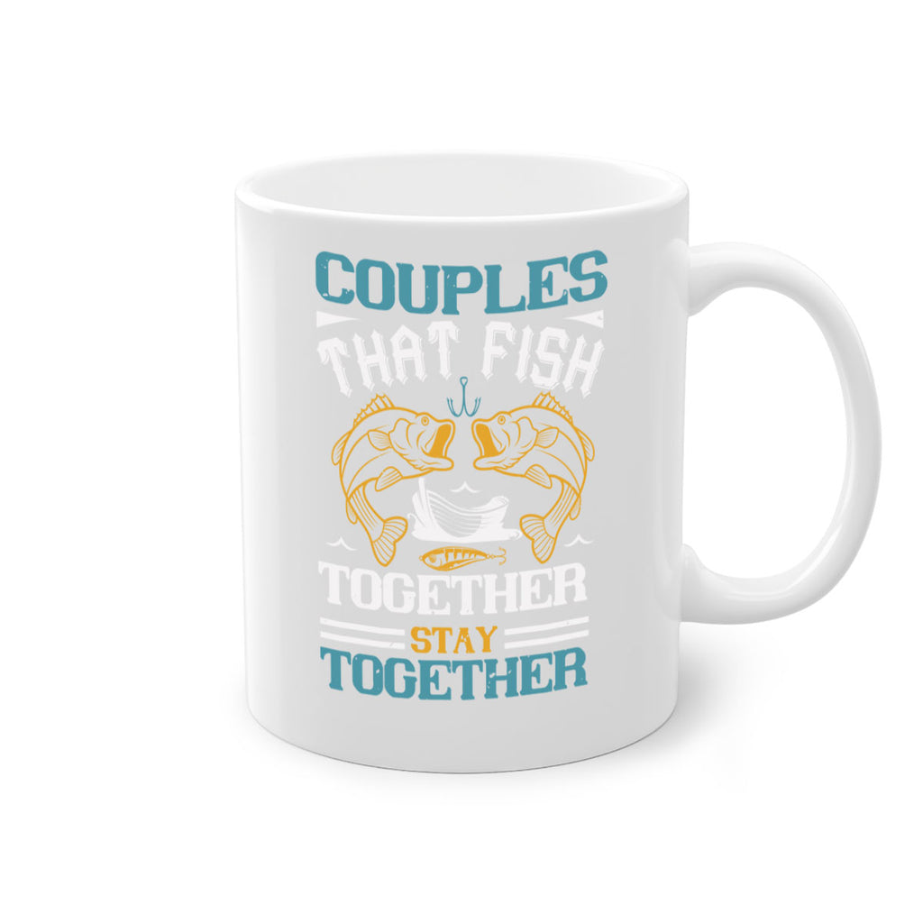 couples that fish together 169#- fishing-Mug / Coffee Cup