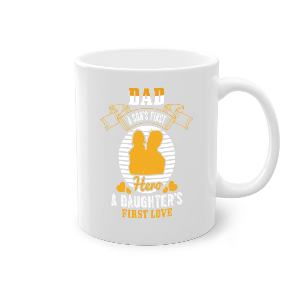 dad a son’s first hero 245#- fathers day-Mug / Coffee Cup