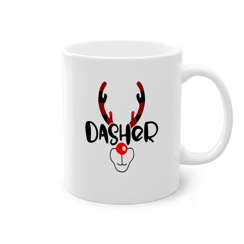 dasher reindeer style 1#- christmas-Mug / Coffee Cup